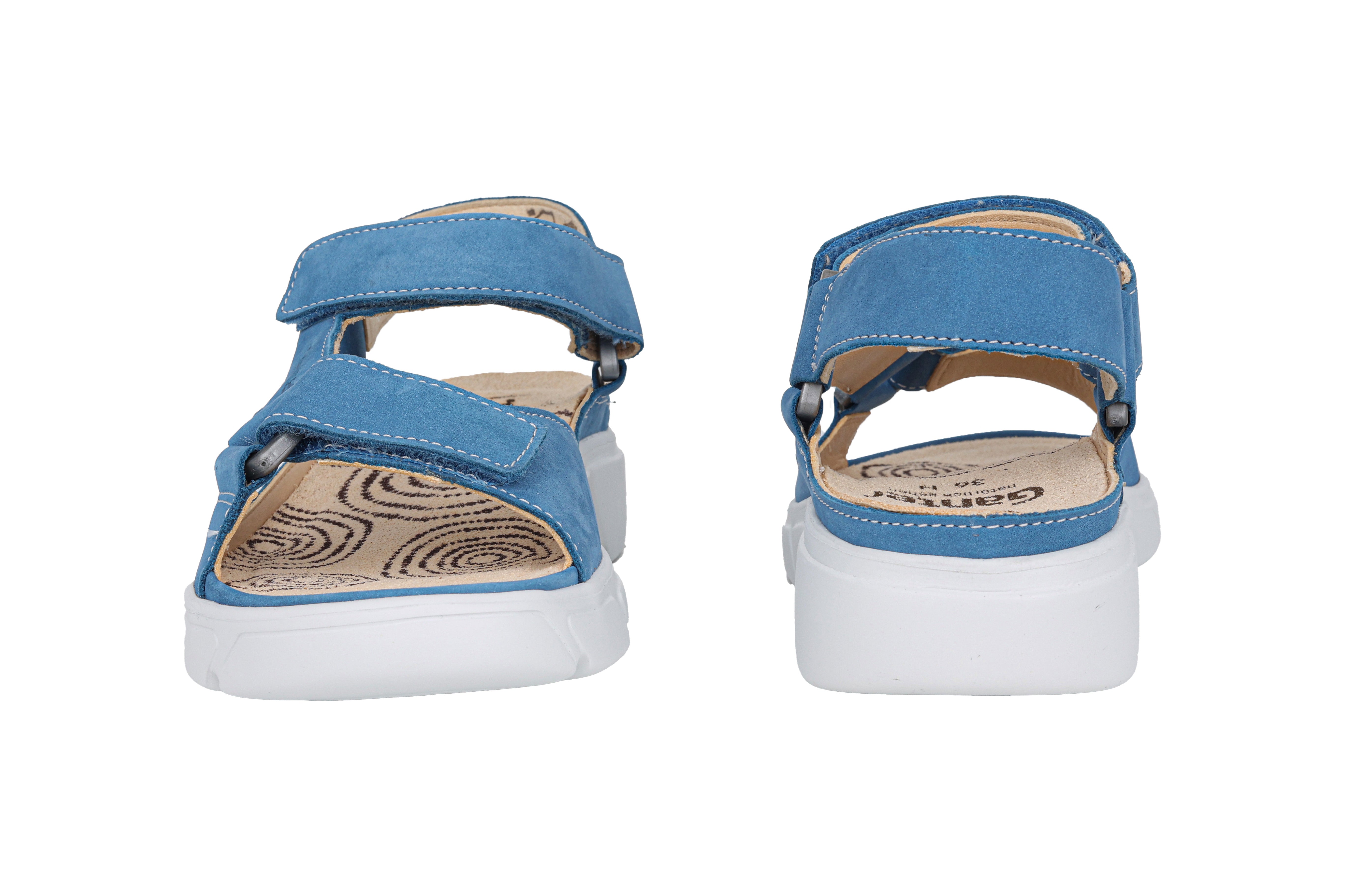 'Halina' women's wide fit (H) sandal - Blue