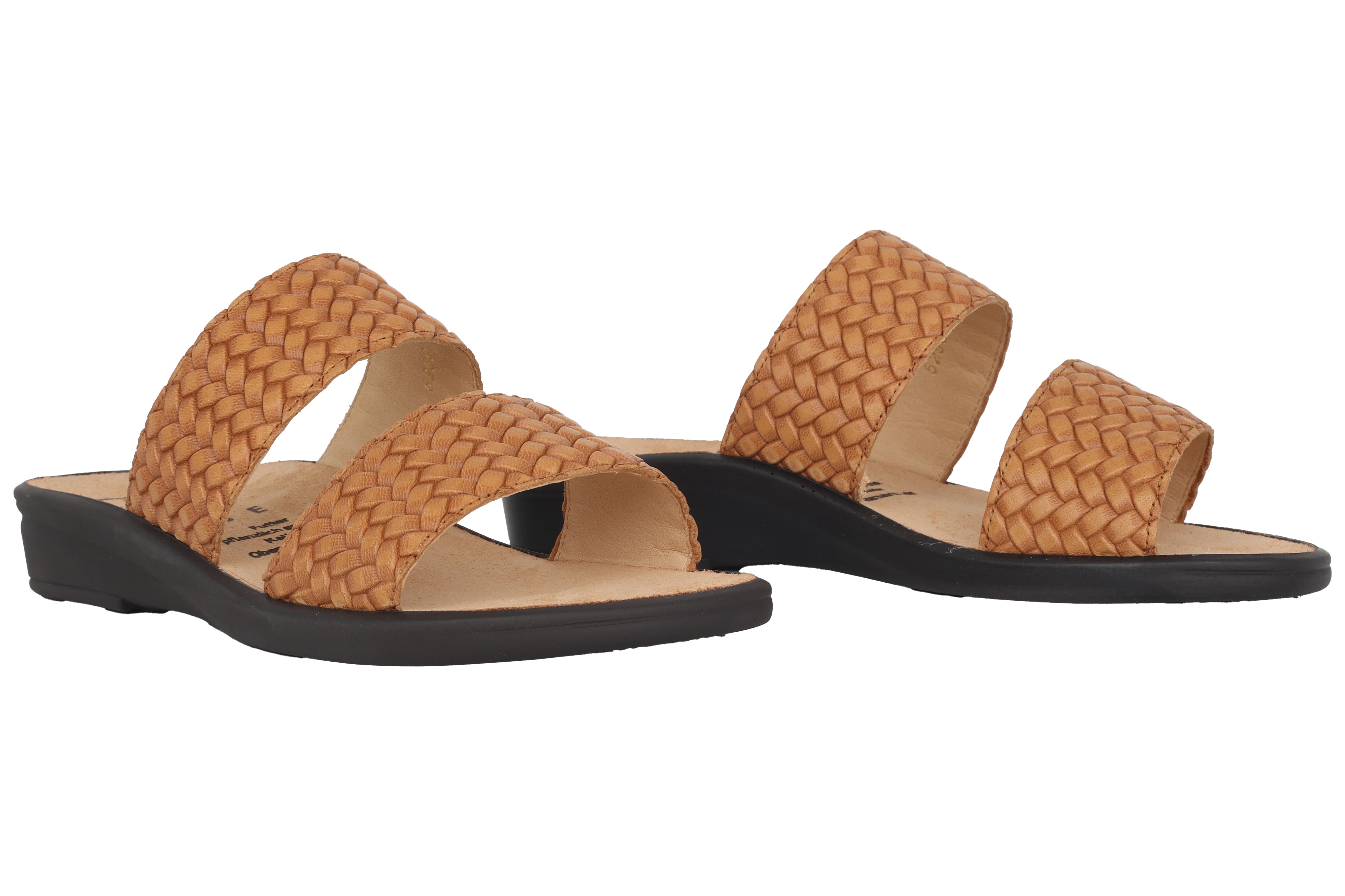 'Sonnica' women's small fit (E) sandal - brown