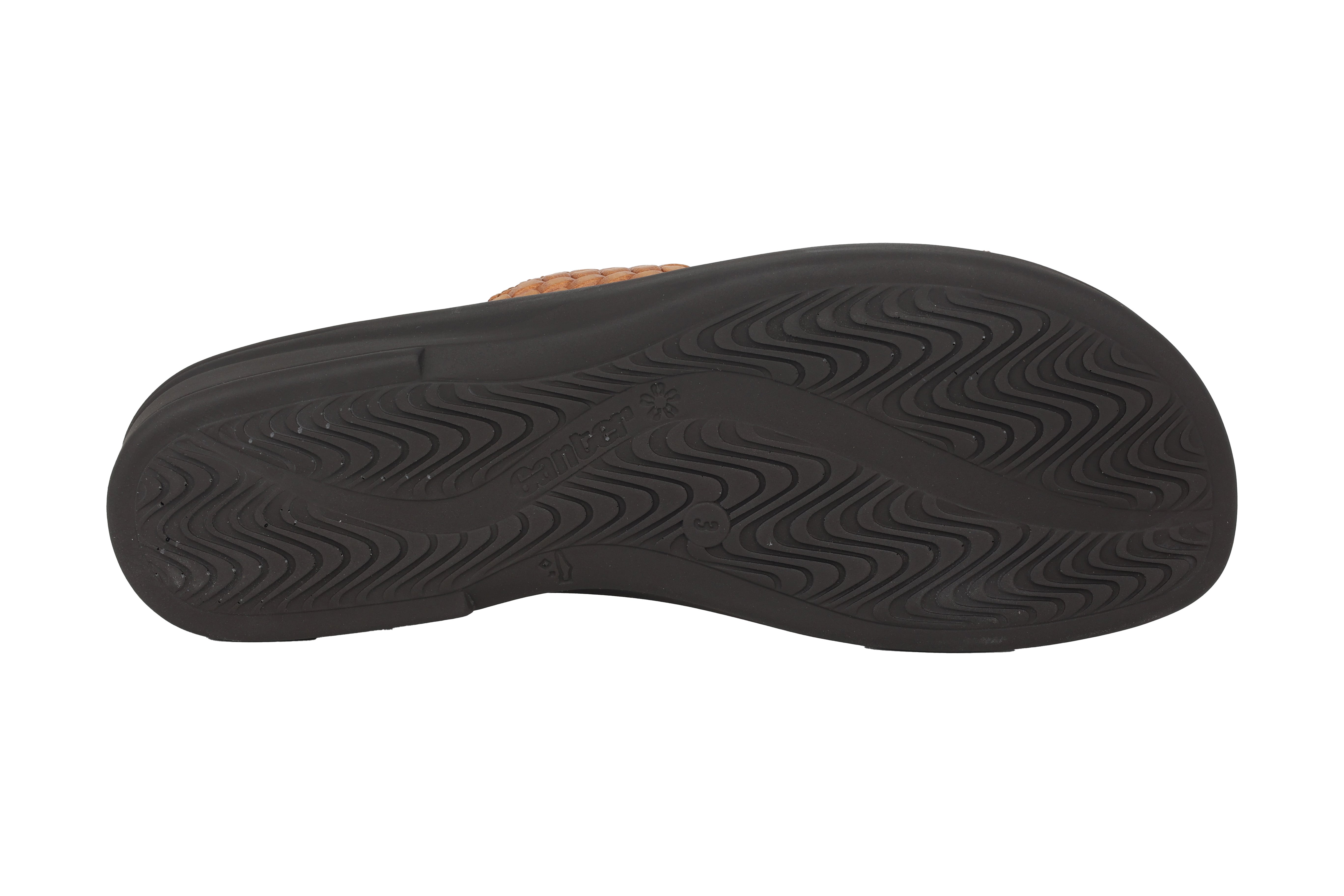 'Sonnica' women's small fit (E) sandal - brown