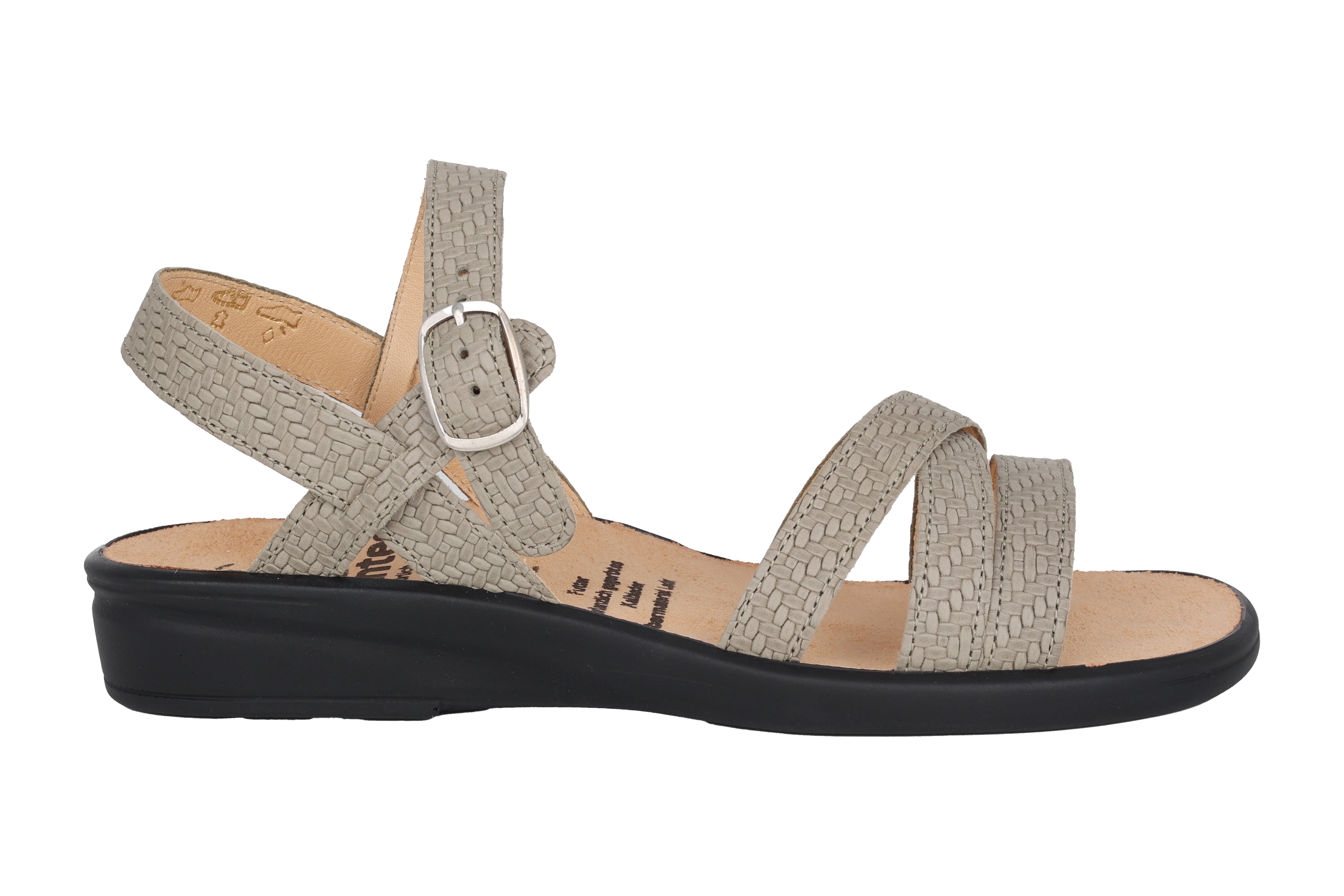 'Sonnica' women's small fit (E) sandal - green