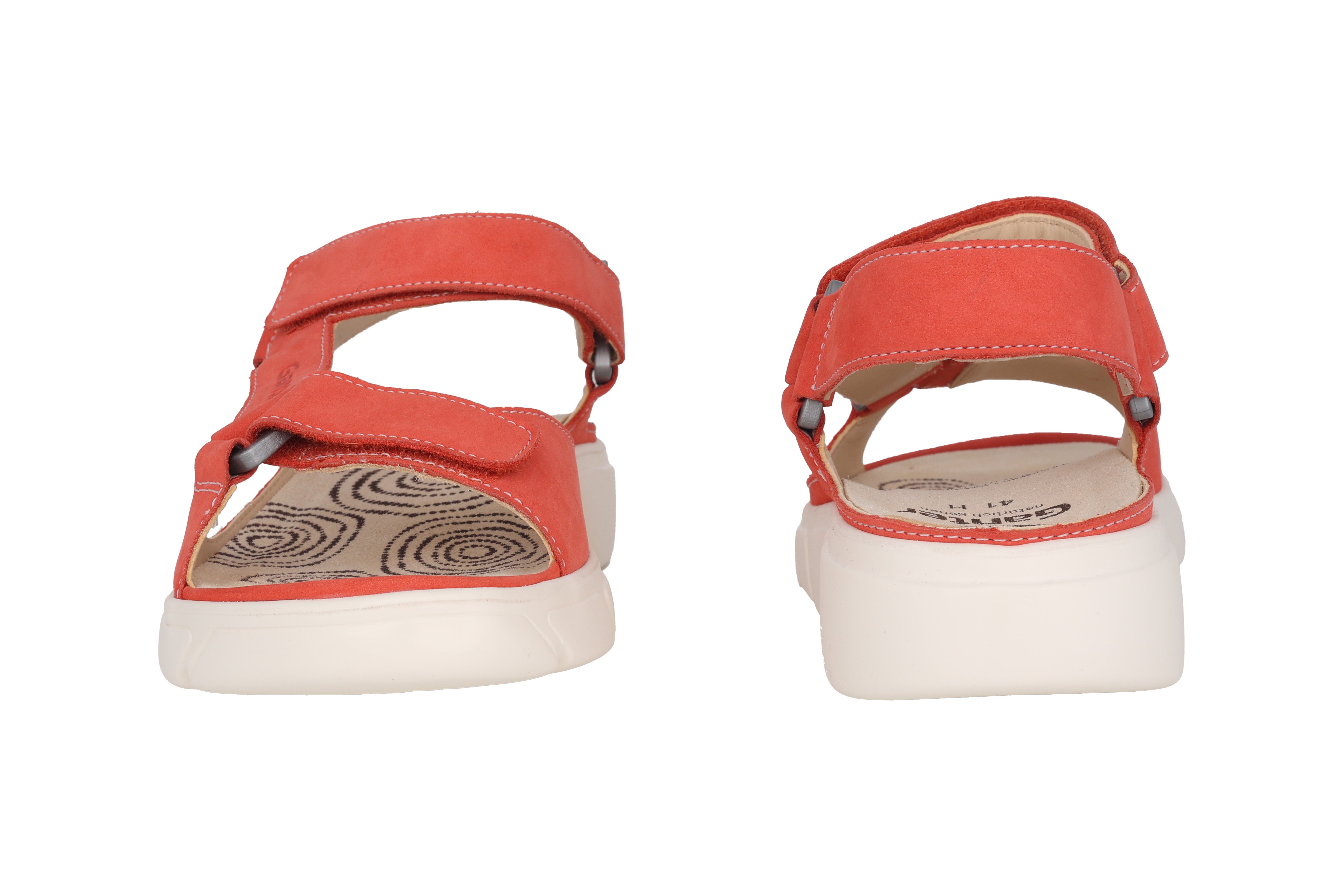 'Halina' women's wide fit (H) sandal - red