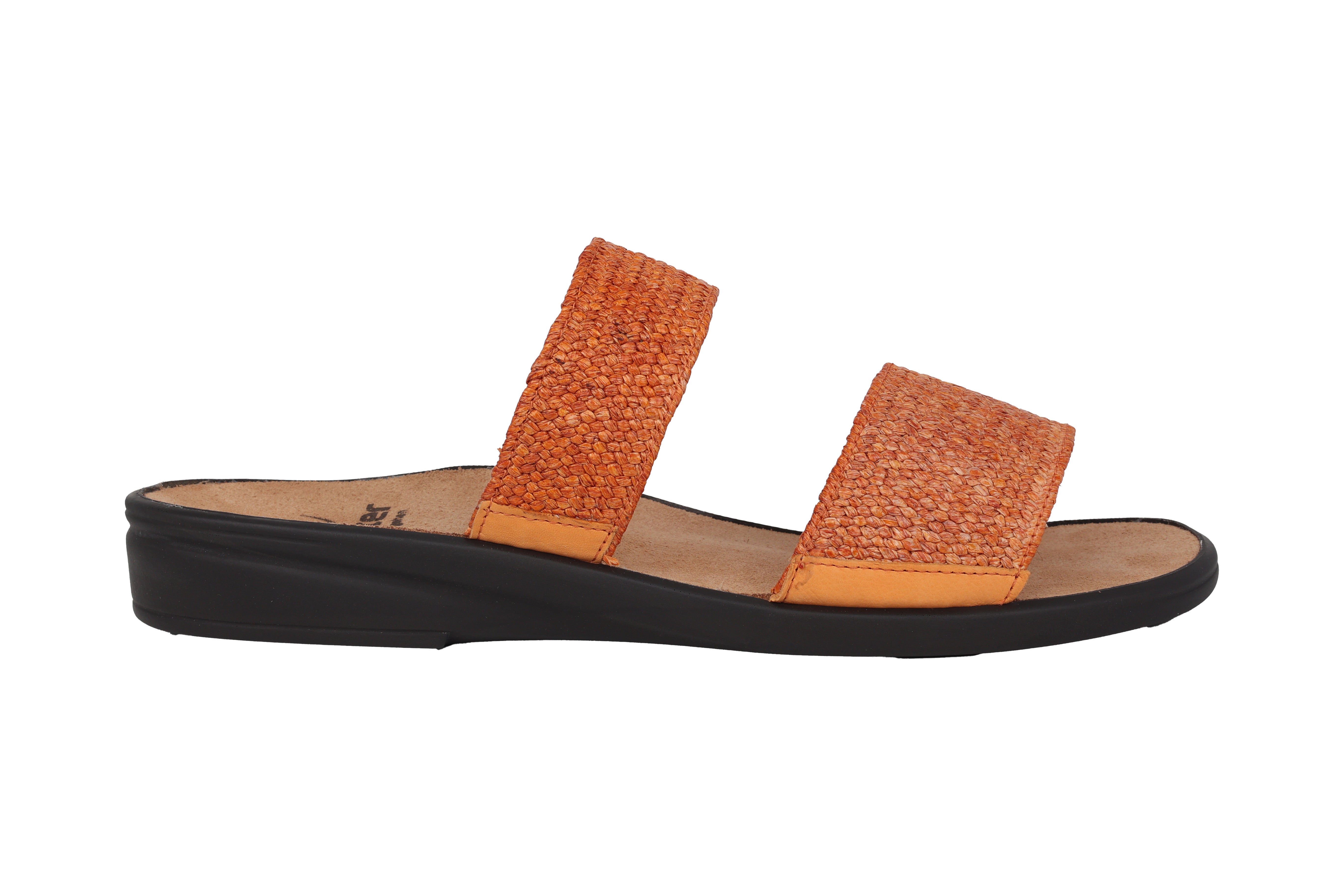 'Sonnica' women's small fit (E) sandal - Orange