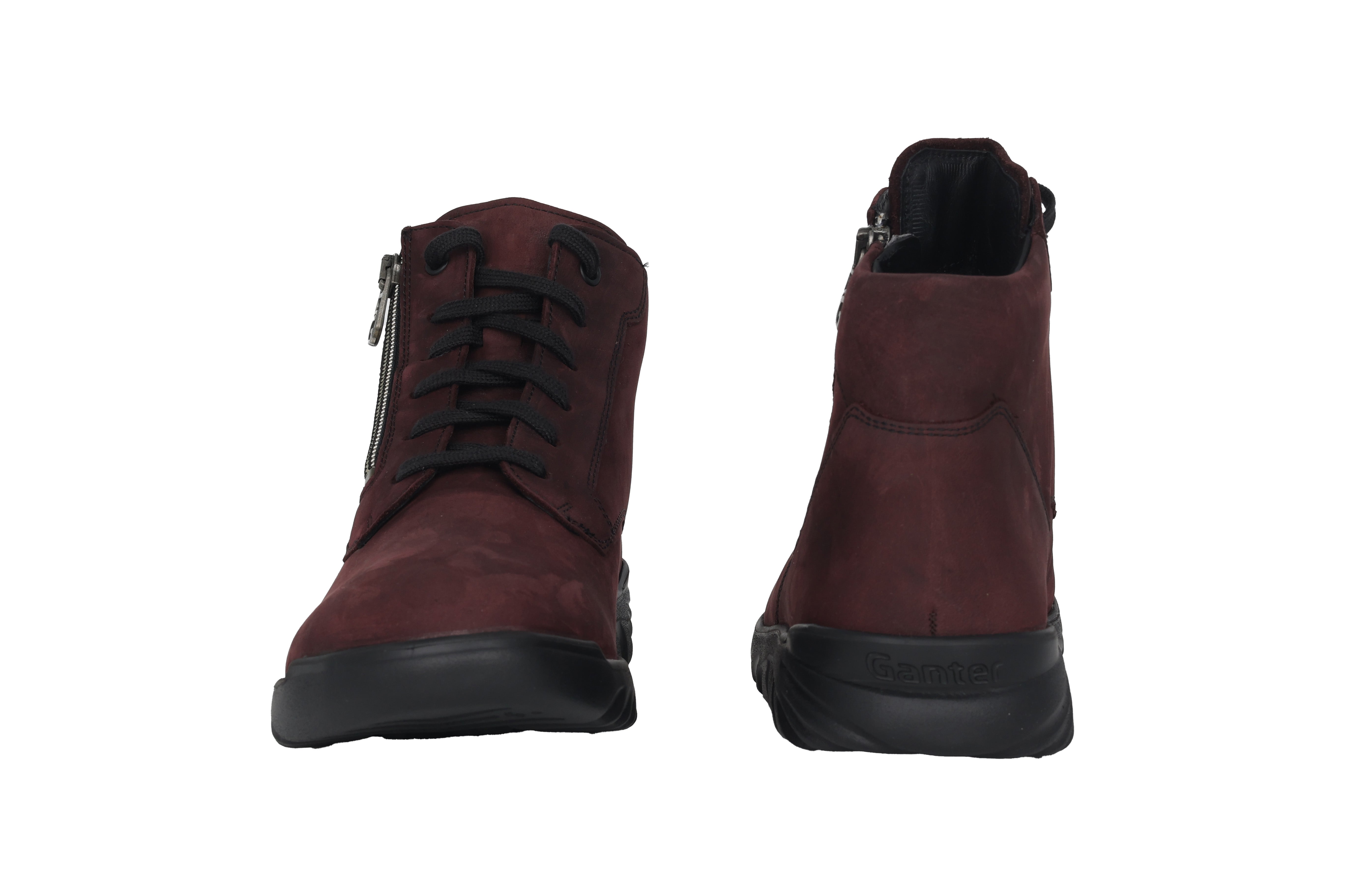 'Haylie' women's wide fit (H) walking rolling boot - Red