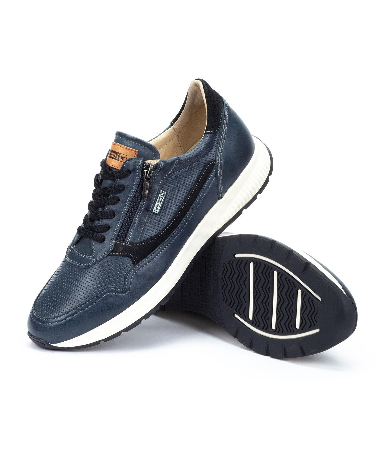 'Getafe' men's lace-up sneaker - blue