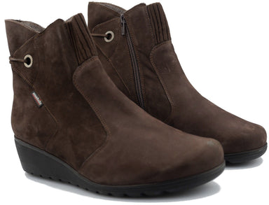 'GIADA' women's ergonomic wide fit (H) boot - dark brown - Chaplinshoes'GIADA' women's ergonomic wide fit (H) boot - dark brownMephisto