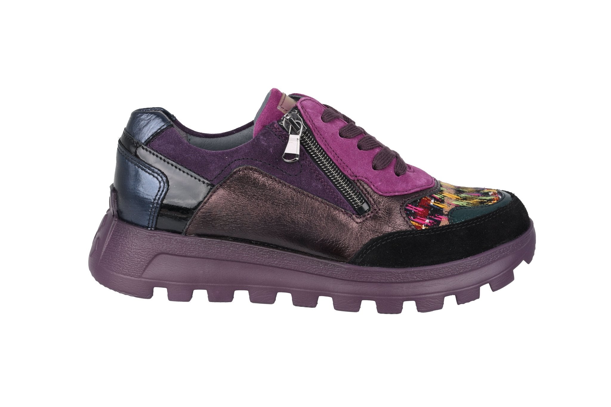 'H - Ajala' women's wide fit (H) sneakers - multicolour - Chaplinshoes'H - Ajala' women's wide fit (H) sneakers - multicolourWaldläufer