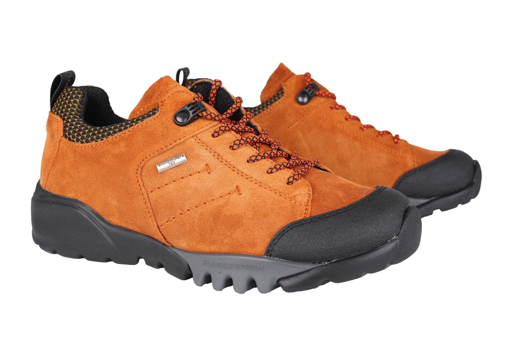 'H - Amiata' women's wide fit (H) waterproof walking sneaker - orange - Chaplinshoes'H - Amiata' women's wide fit (H) waterproof walking sneaker - orangeWaldläufer