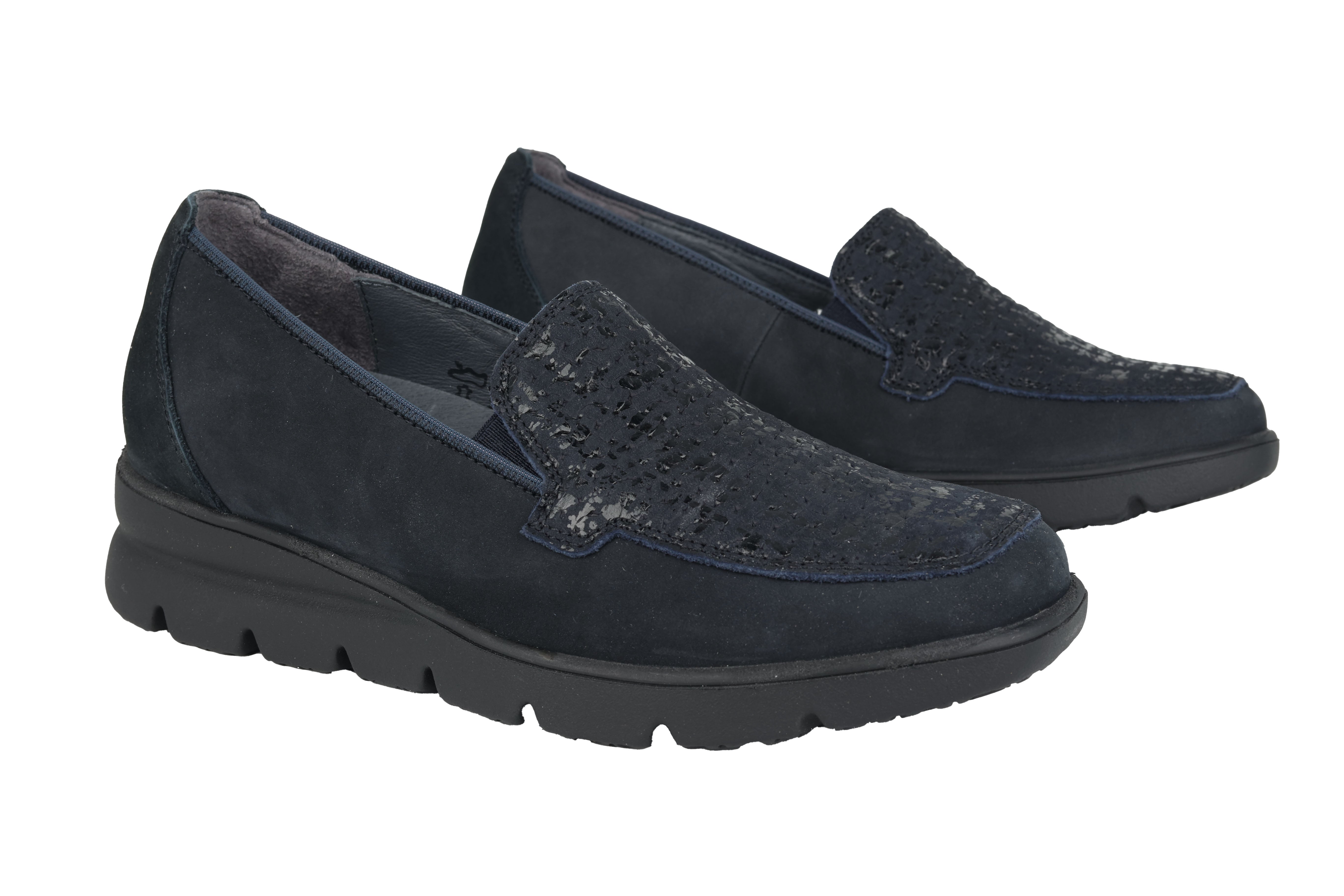 'H-Bruni' women's wide fit (H) loafer - Blue