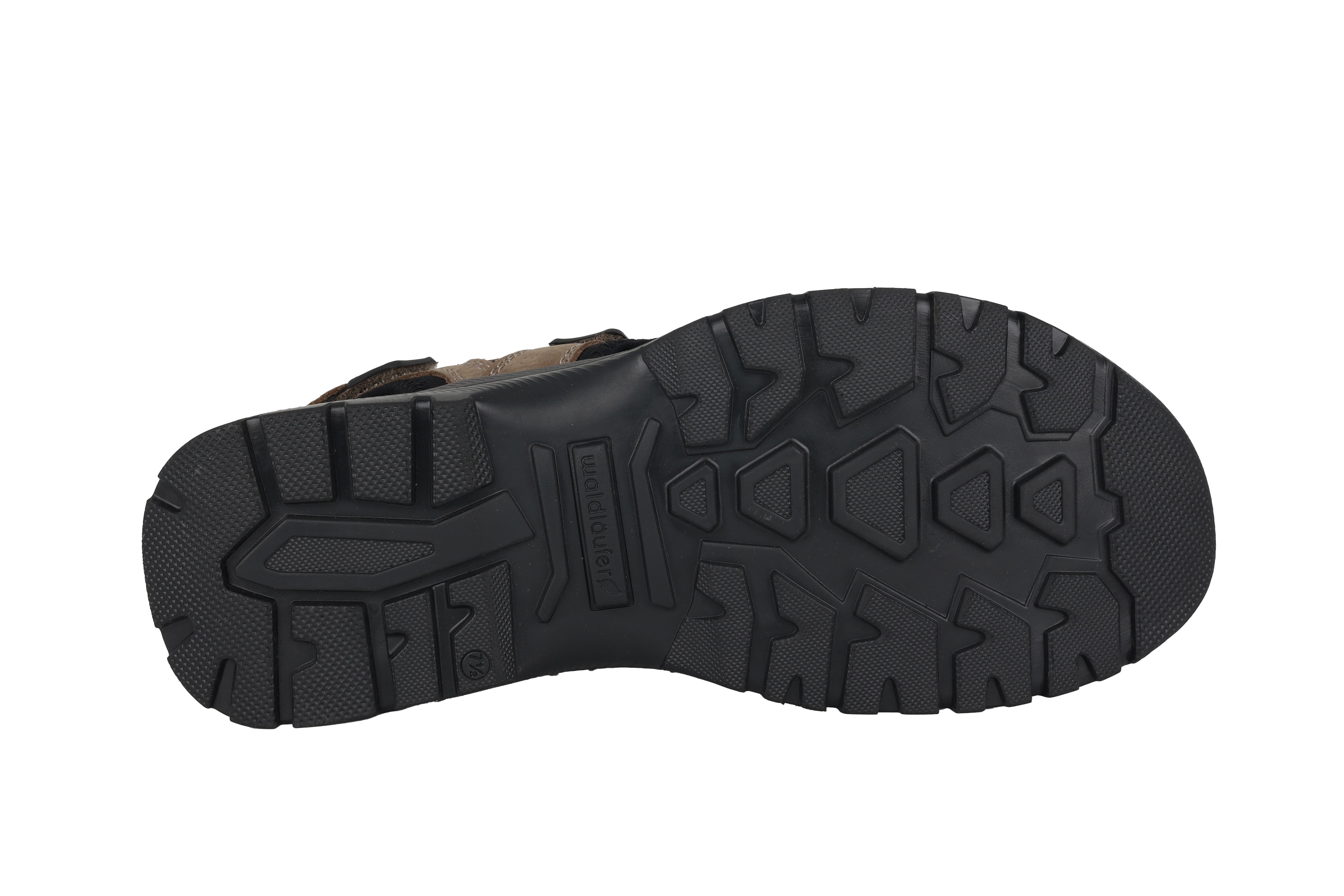 Sandalo da uomo con vestibilità ampia (H) "H-Taro" - marrone