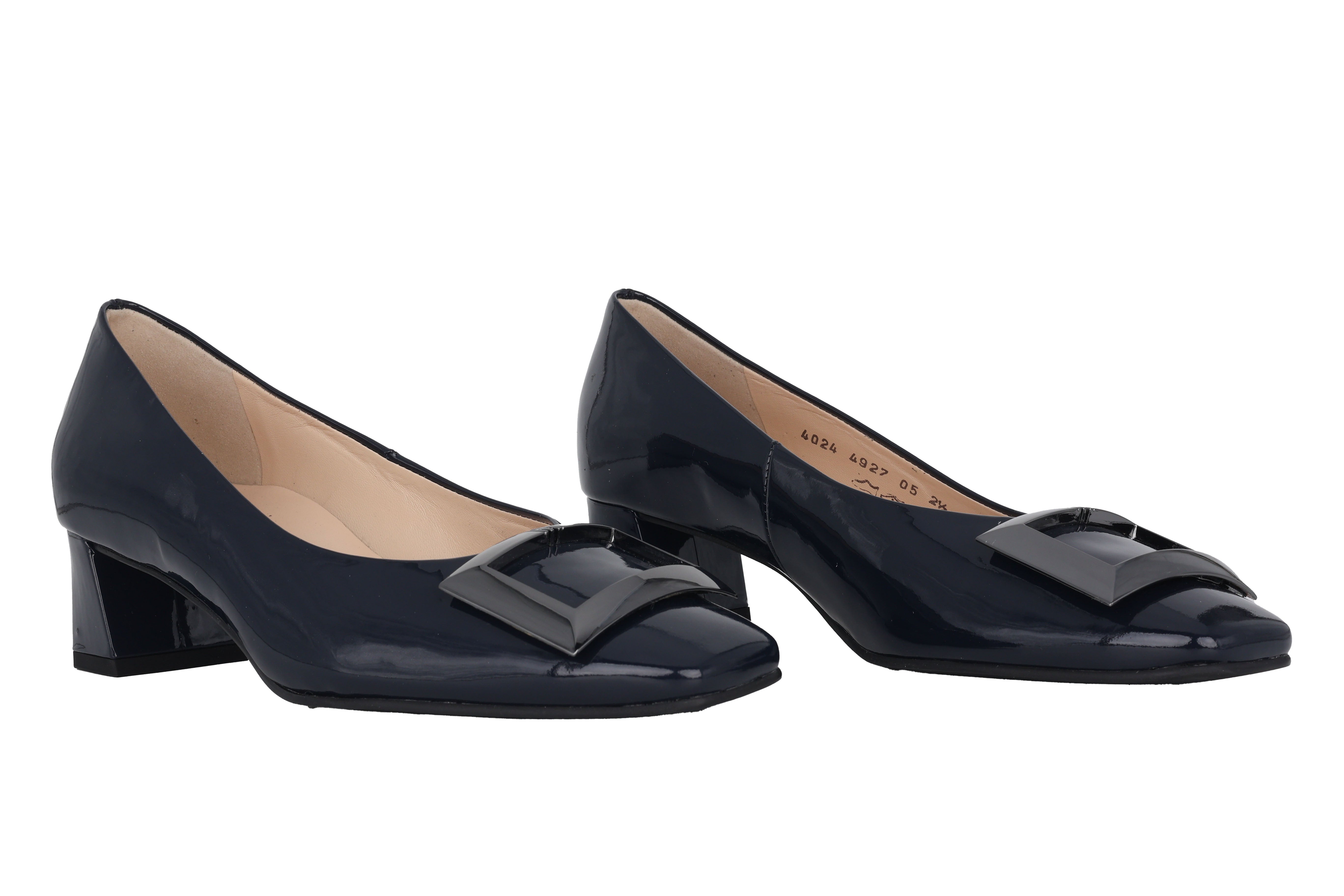 'Hannah' women's pump - Dark blue patent