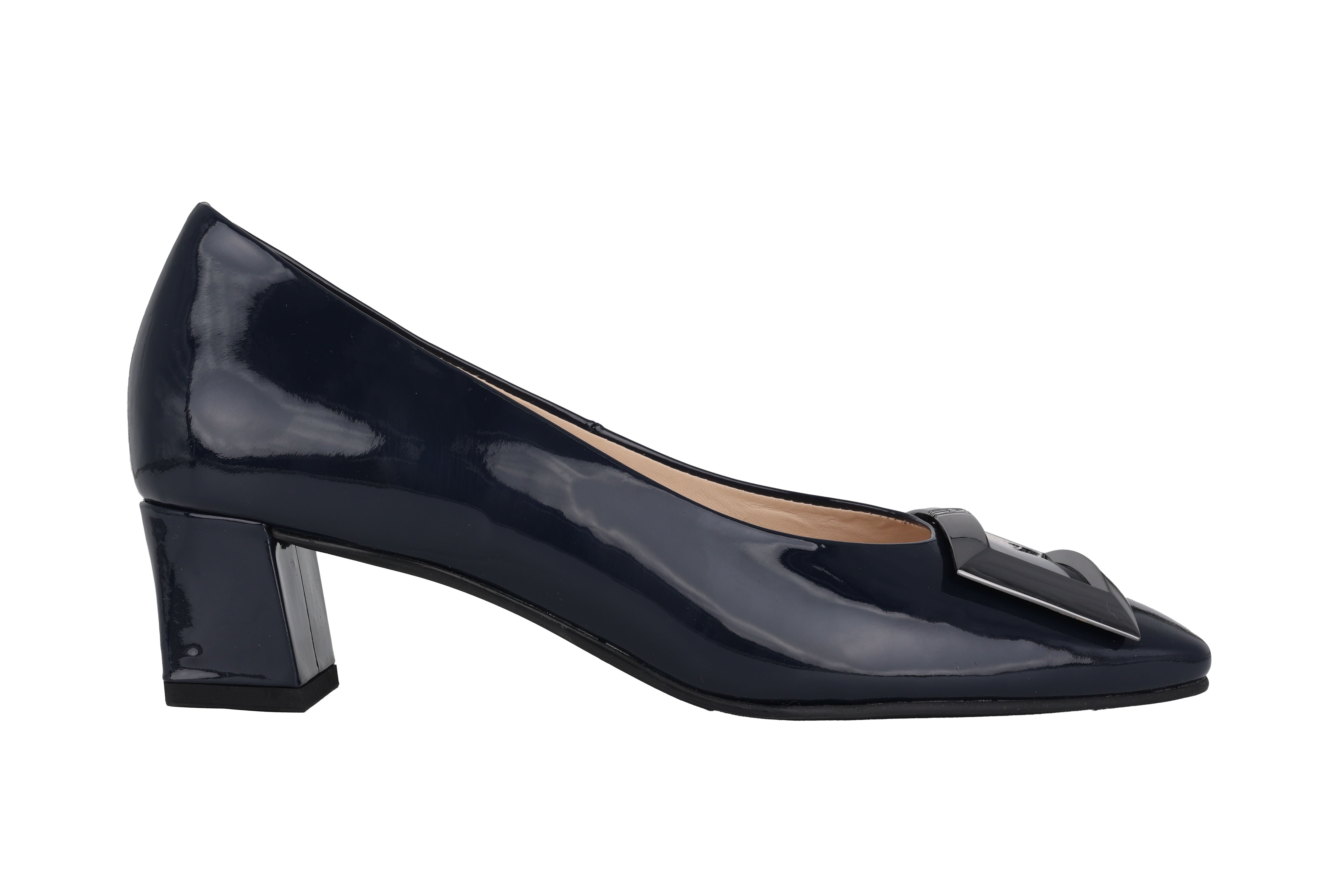 'Hannah' women's pump - Dark blue patent
