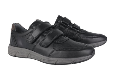 'Haslo' men's wide fit (H) sneaker - Black - Chaplinshoes'Haslo' men's wide fit (H) sneaker - BlackWaldläufer