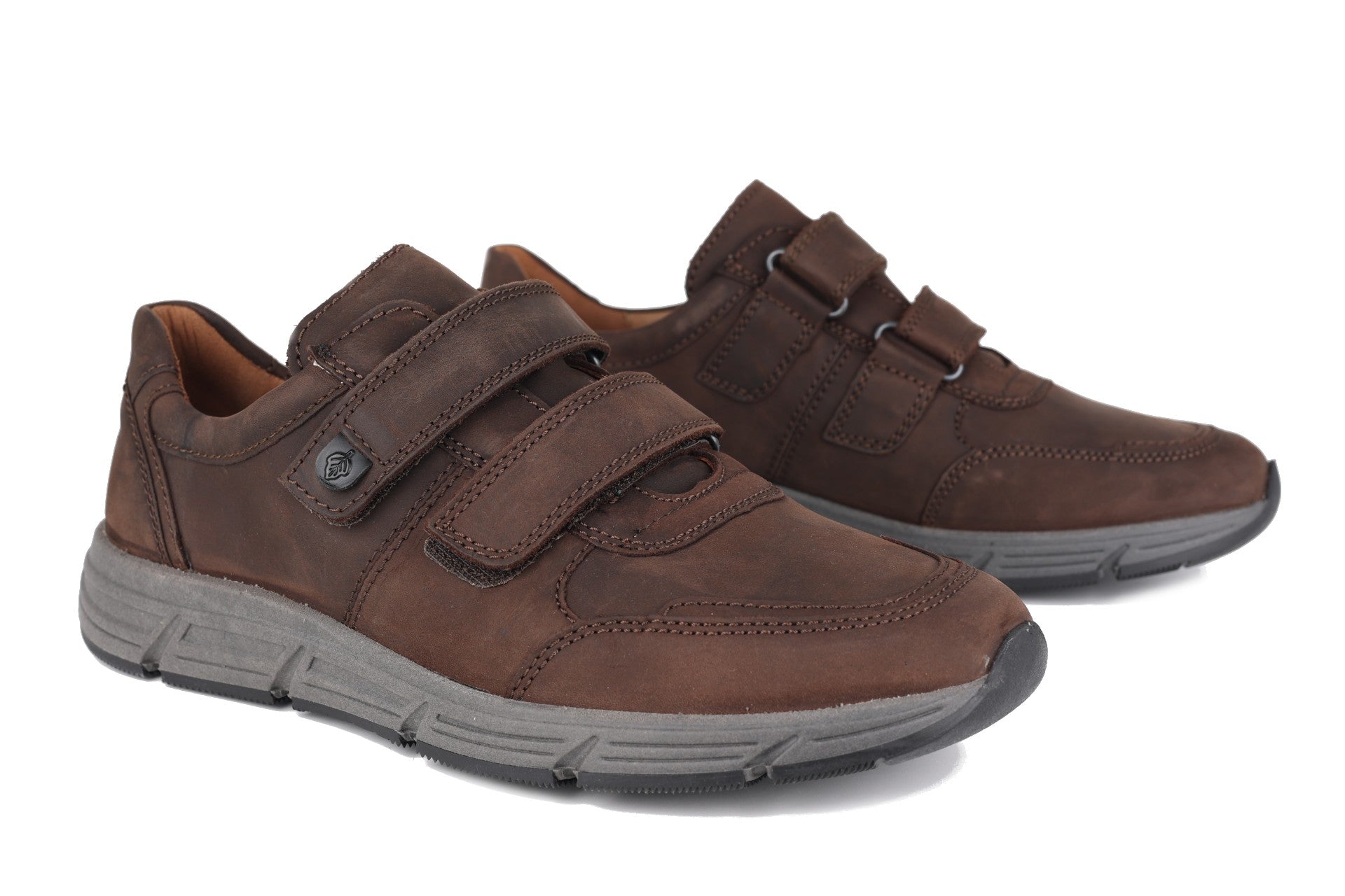 'Haslo' men's wide fit (H) sneaker - Brown - Chaplinshoes'Haslo' men's wide fit (H) sneaker - BrownWaldläufer