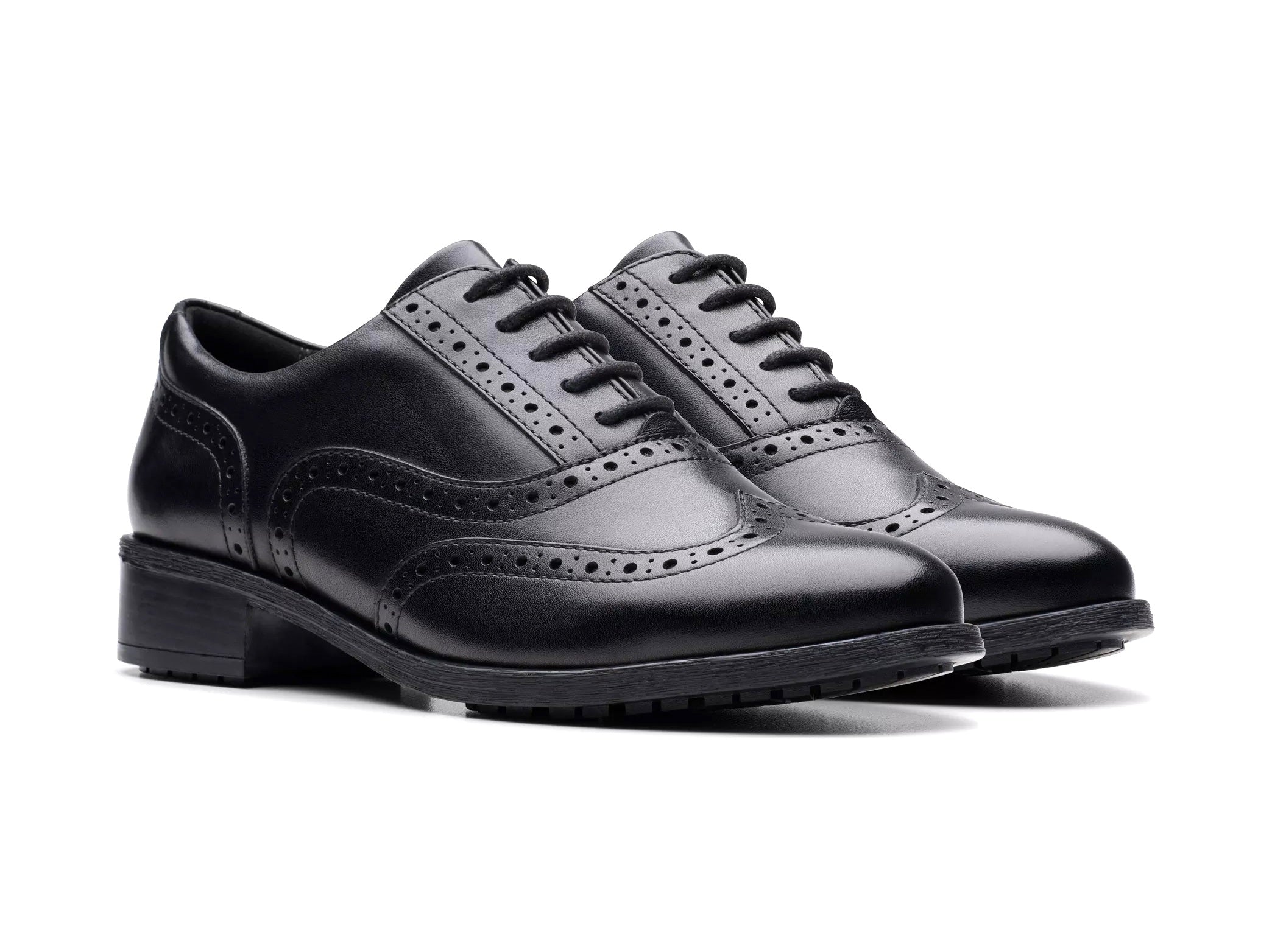 'Havisham Oak' women's derby lace-up shoe - black