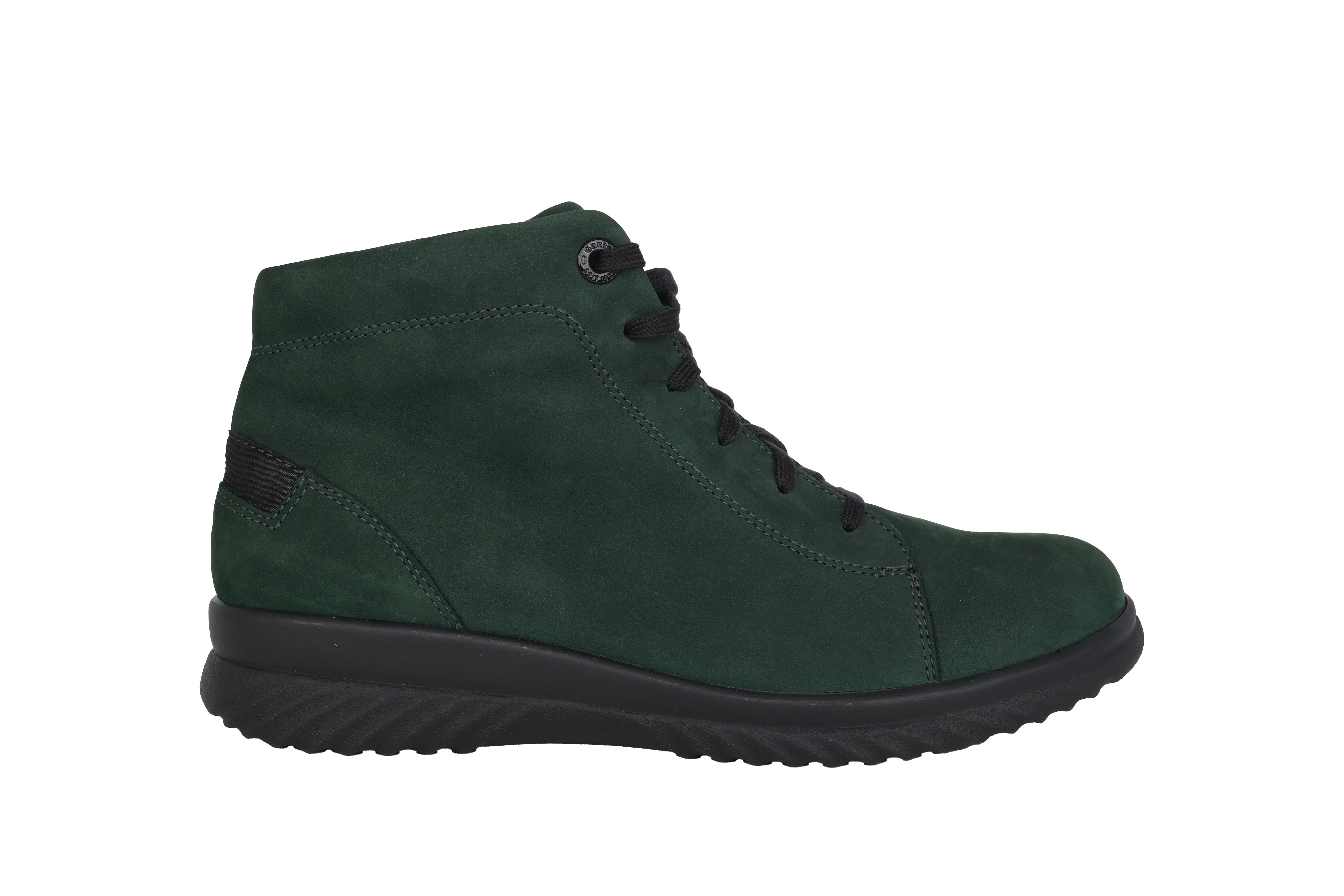 'Heike H' women's wide fit (H) ankle boot - green