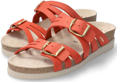 'HELISA' women's slide sandal - coral red - Chaplinshoes'HELISA' women's slide sandal - coral redMephisto