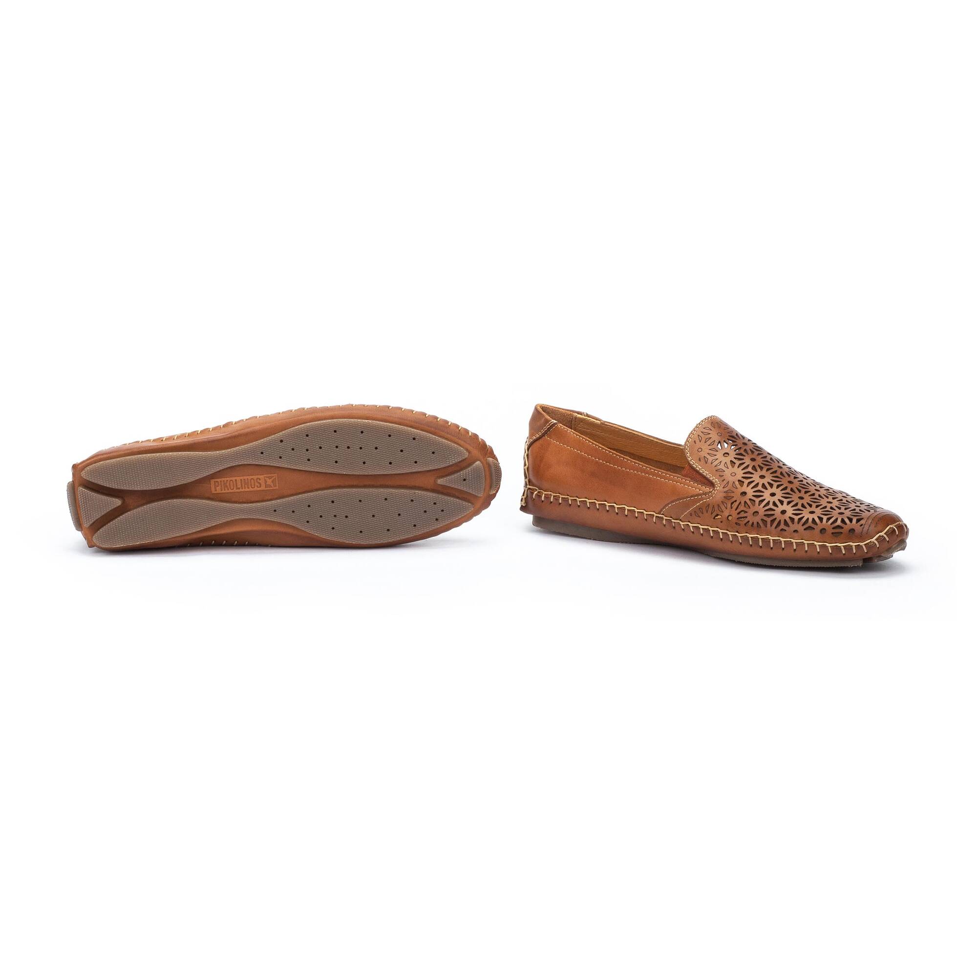'Jerez' women's perforated summer loafer - brown - Chaplinshoes'Jerez' women's perforated summer loafer - brownPikolinos
