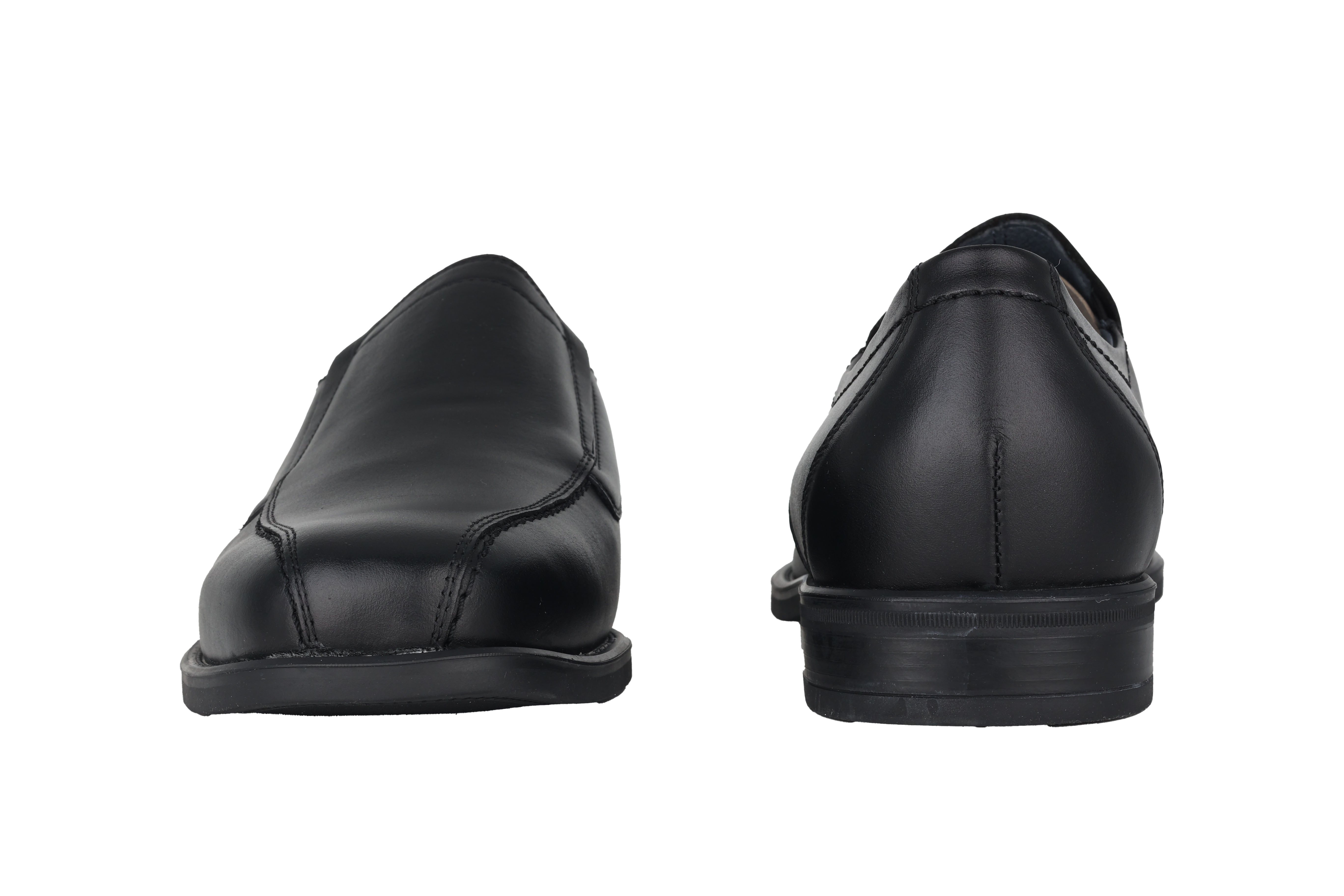 'Kuno' men's very wide fit (K) slip-on loafer - Black