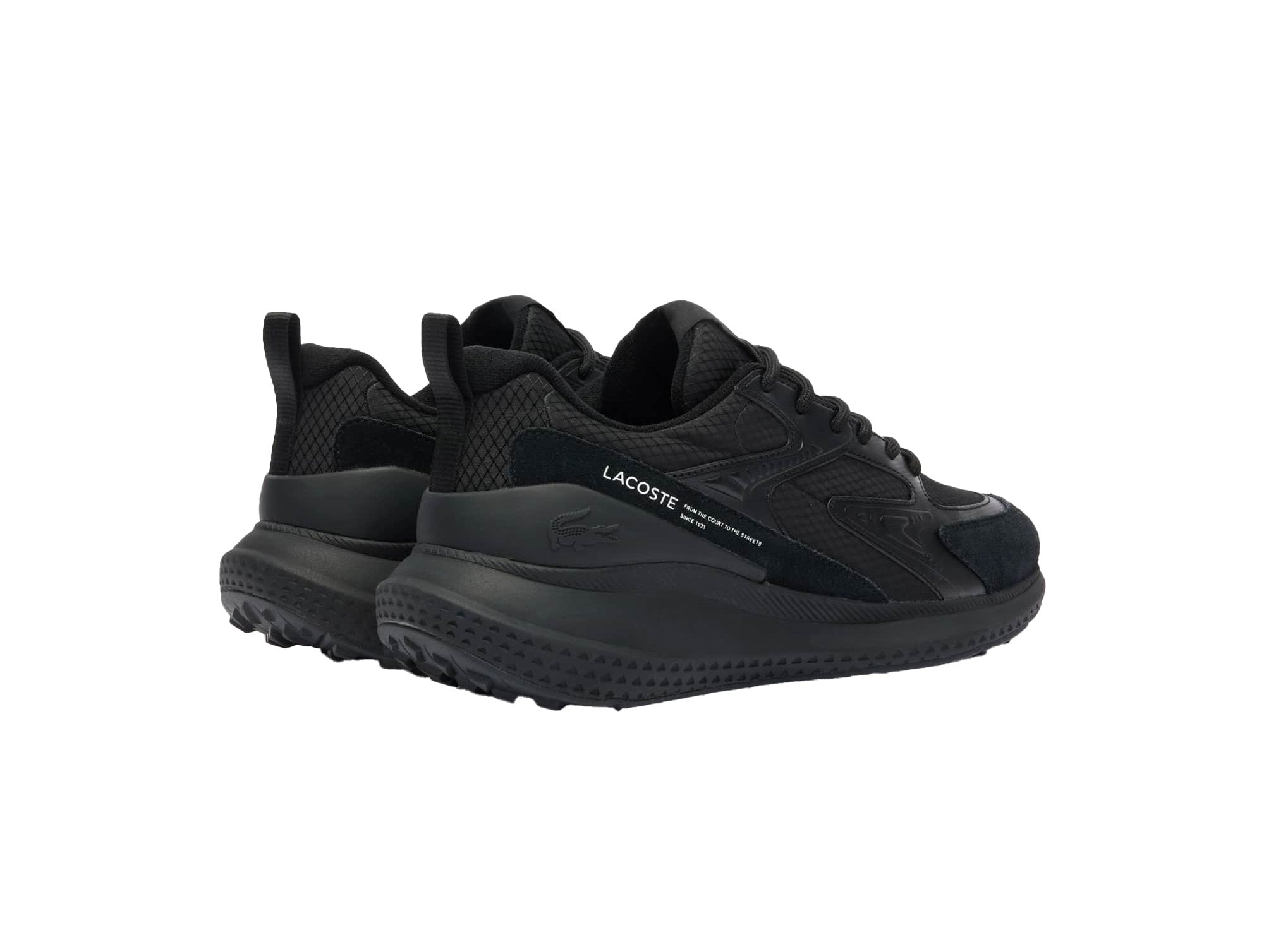 'L003 Evo' men's lace - up sneaker - Black - Chaplinshoes'L003 Evo' men's lace - up sneaker - BlackLacoste