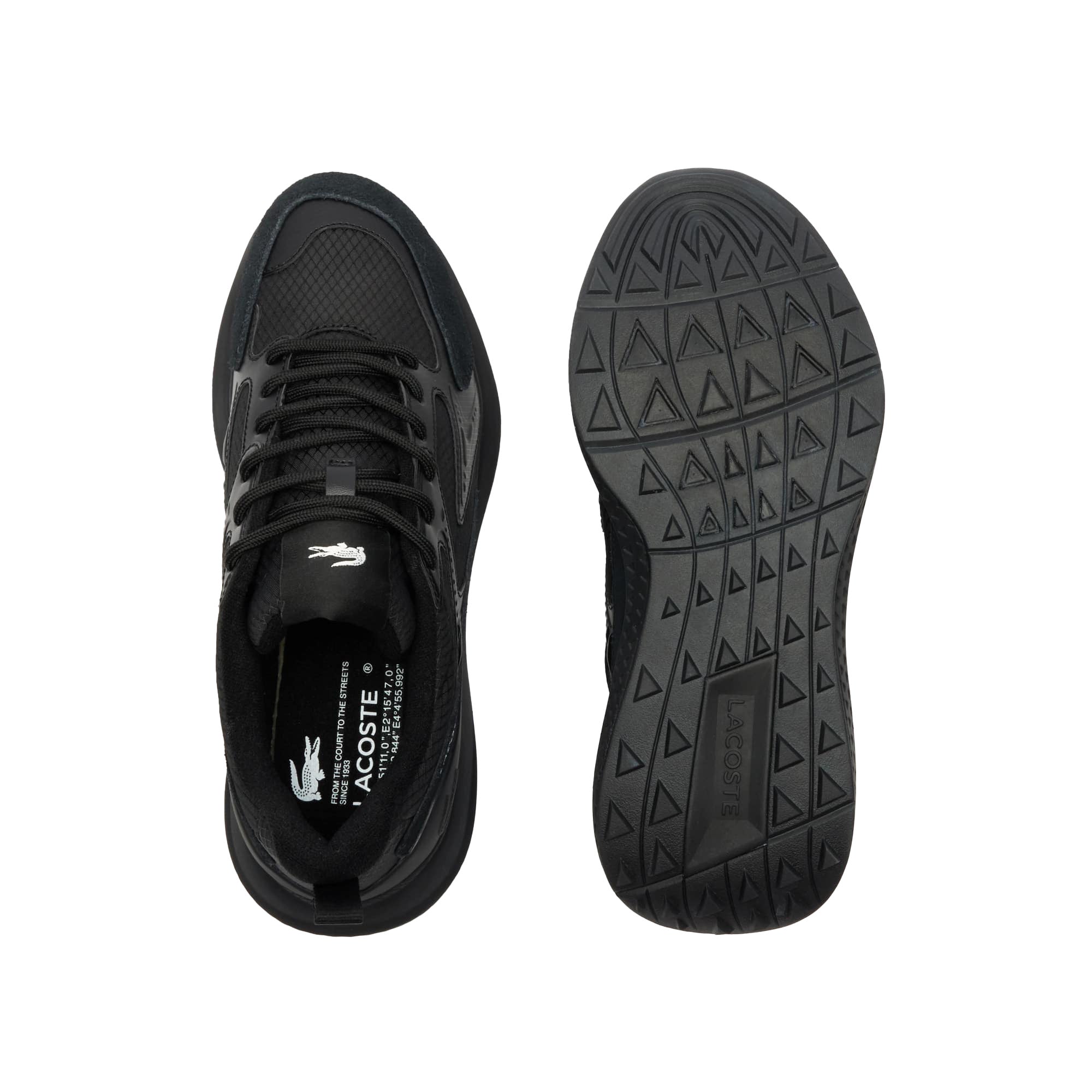 'L003 Evo' men's lace - up sneaker - Black - Chaplinshoes'L003 Evo' men's lace - up sneaker - BlackLacoste