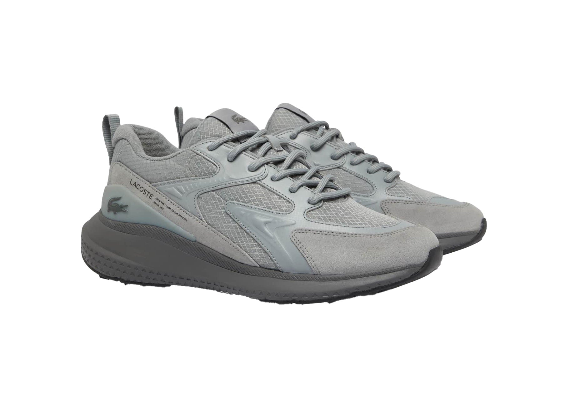 'L003 Evo' men's lace-up sneaker Grey