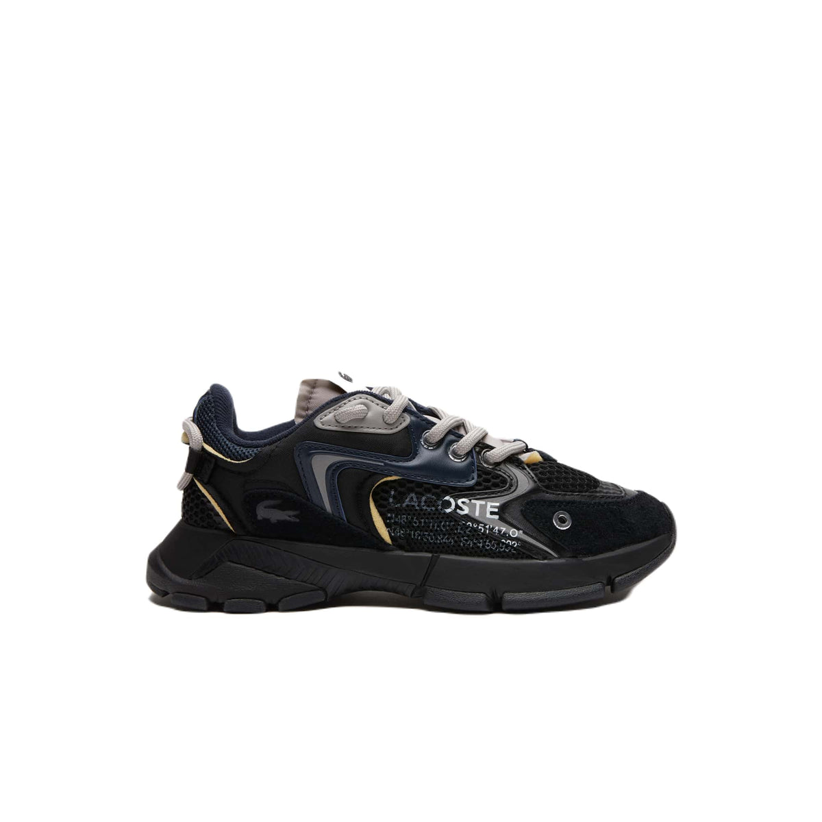 Lacoste Sneakers Mens 8.5 Black L003 Neo Chunky Mesh Lace‎ Up Trainer Streetwear Amazon.com | Lacoste Women main image 2