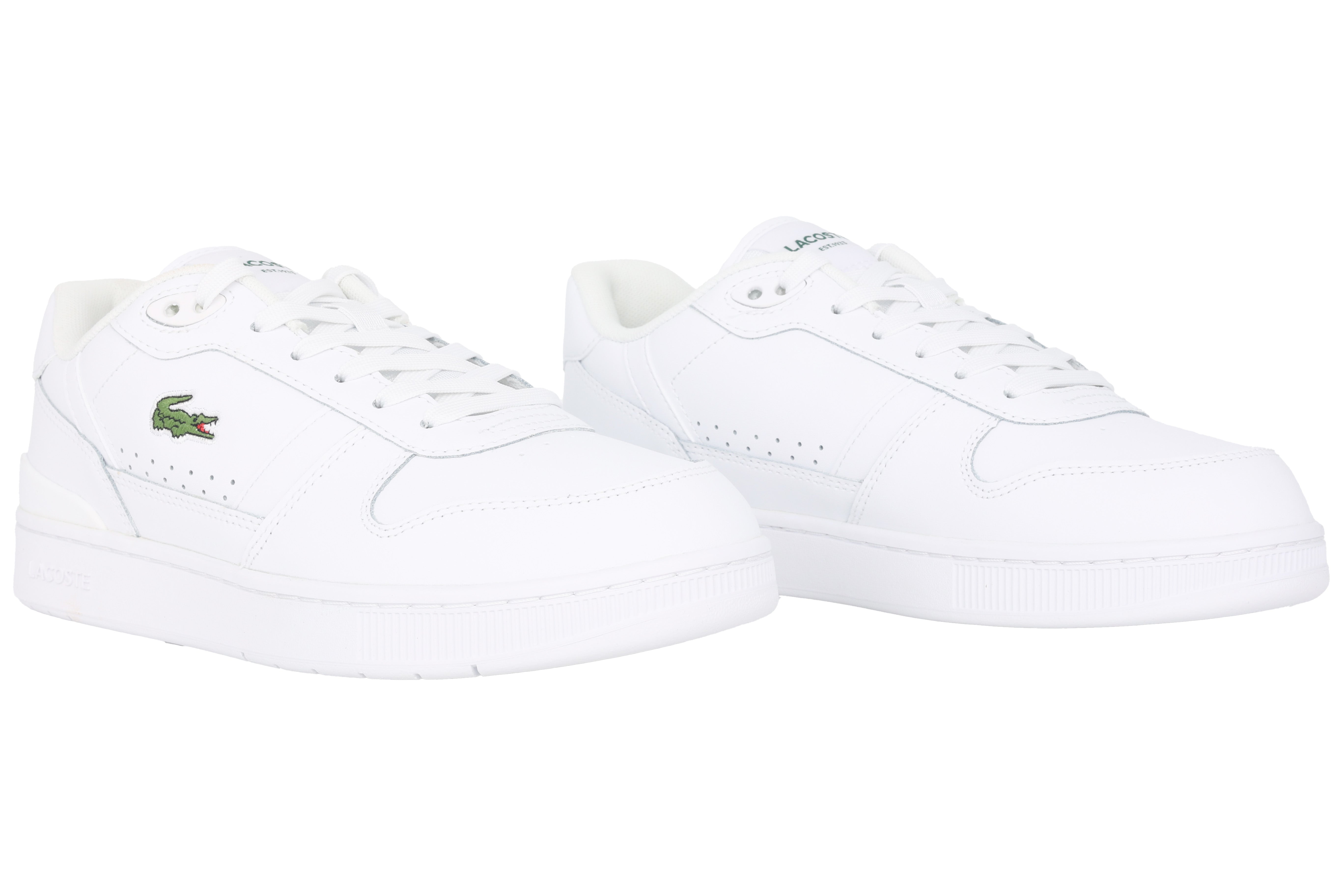 'T-clip' men's lace-up sneaker - white
