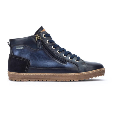 'Lagos' women's lace - zip sneaker boot - blue - Chaplinshoes'Lagos' women's lace - zip sneaker boot - bluePikolinos