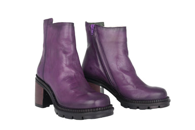 'Laisa - D953' women's zipper boot - Purple - Chaplinshoes'Laisa - D953' women's zipper boot - PurpleFelmini