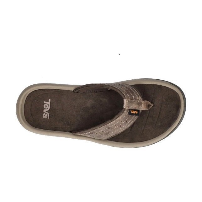 'Langdon Flip' men's slide toe sandal - brown - Chaplinshoes'Langdon Flip' men's slide toe sandal - brownTeva