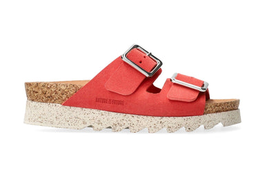 'Maelia' women's NATURE IS FUTURE slide sandal - red - Chaplinshoes'Maelia' women's NATURE IS FUTURE slide sandal - redMephisto
