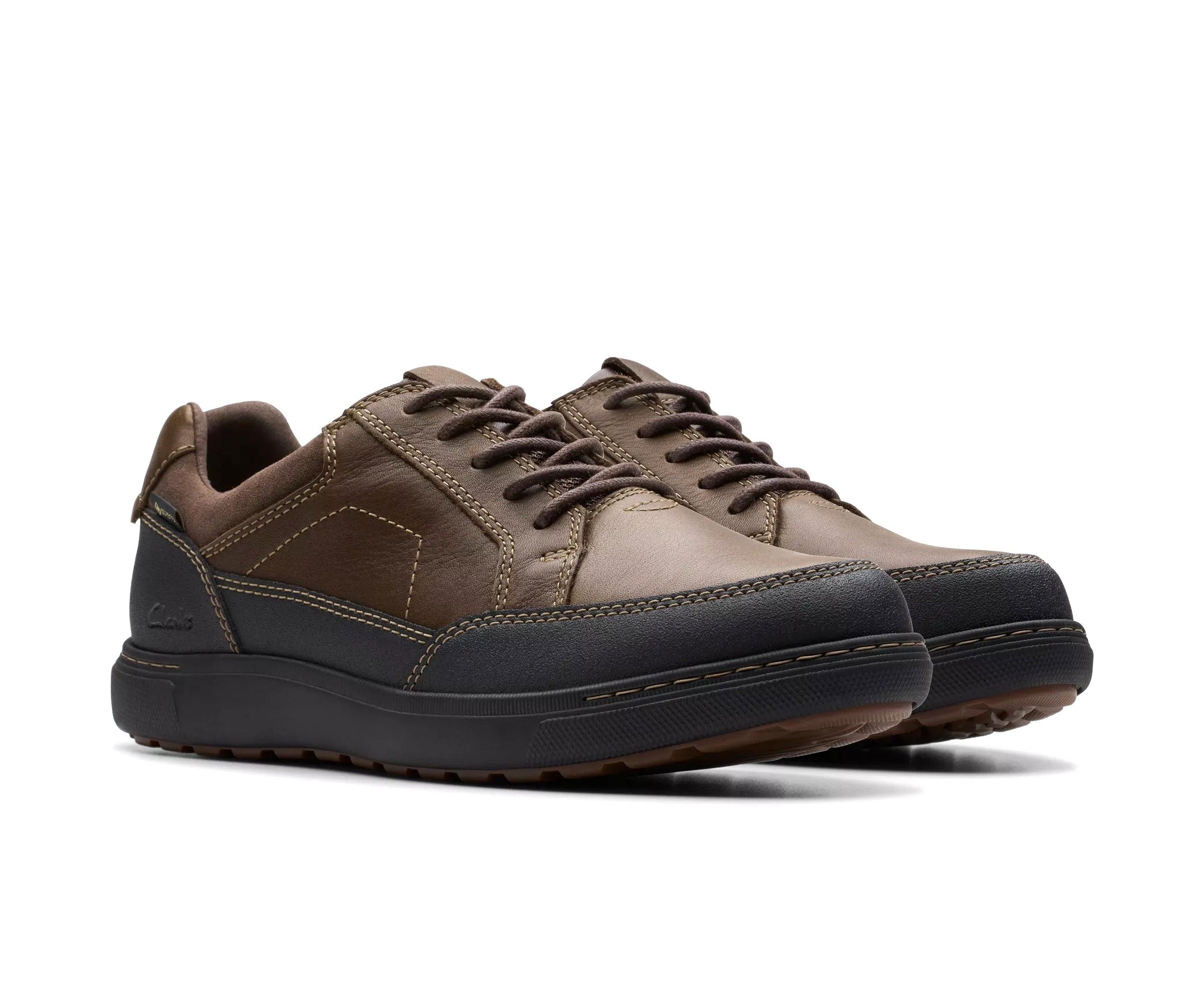 'Mapstone LoGTX' men's waterproof lace-up shoe - Brown