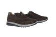'Matteo' men's wide fit (H) lace - zip sneaker - Brown - Chaplinshoes'Matteo' men's wide fit (H) lace - zip sneaker - BrownAra