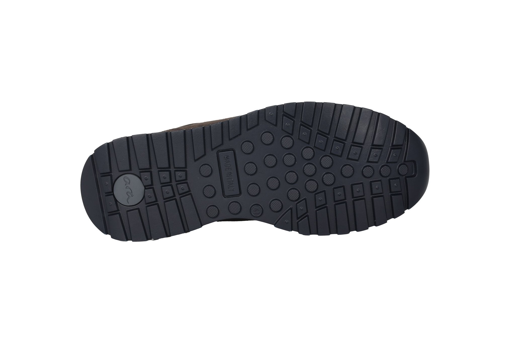 'Matteo' men's wide fit (H) lace - zip sneaker - Brown - Chaplinshoes'Matteo' men's wide fit (H) lace - zip sneaker - BrownAra