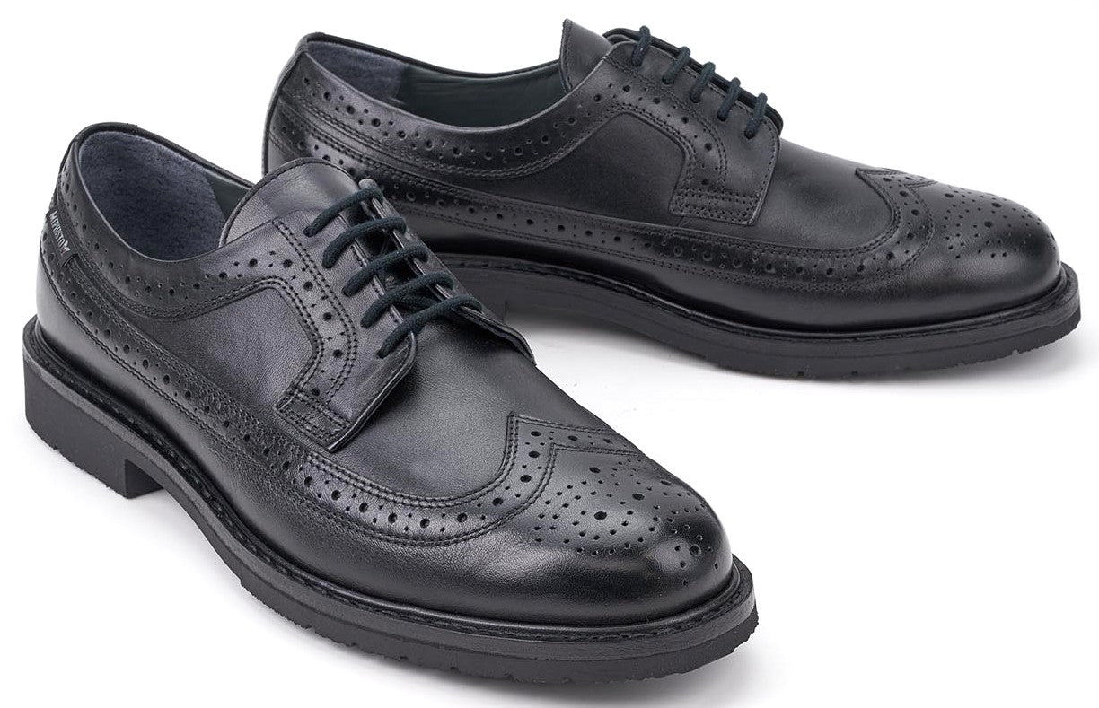 'Matthew' men's brock goodyear handmade shoe - Black - Chaplinshoes'Matthew' men's brock goodyear handmade shoe - BlackMephisto