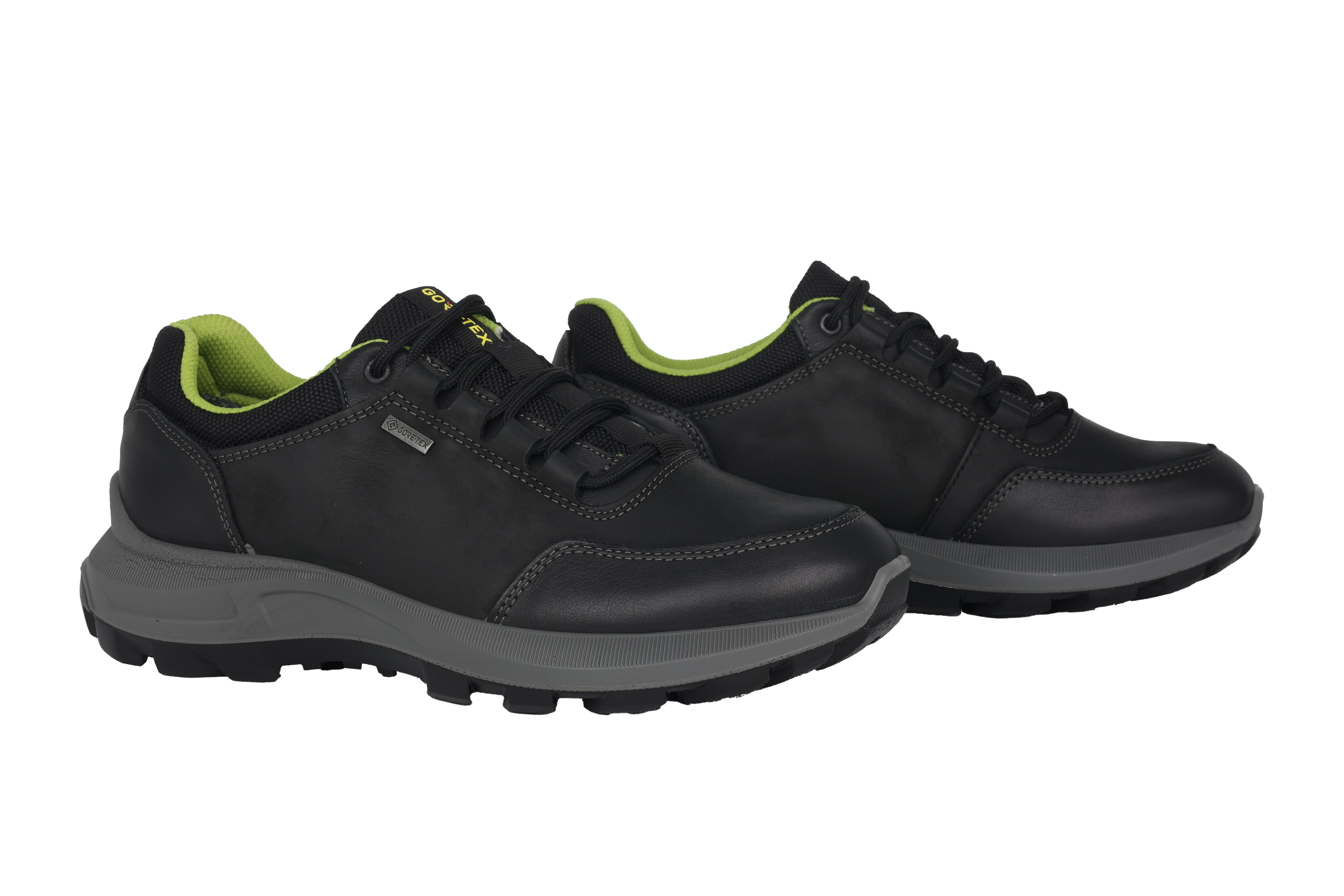 'Mauro' men's goretex waterproof walking sneaker - Black