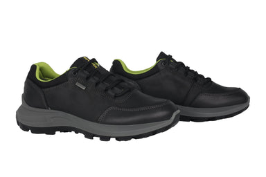 'Mauro' men's goretex waterproof walking sneaker - Black - Chaplinshoes'Mauro' men's goretex waterproof walking sneaker - BlackAra