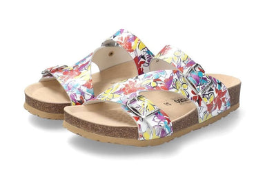 'Melaine' women's slide sandal - multicolor flower - Chaplinshoes'Melaine' women's slide sandal - multicolor flowerMephisto