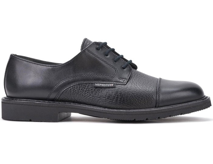 Chaussure à lacets faite à la main pour hommes 'Melchior' - Noir