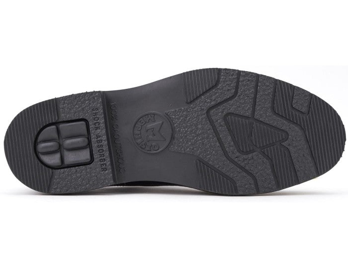 Chaussure à lacets faite à la main pour hommes 'Melchior' - Noir