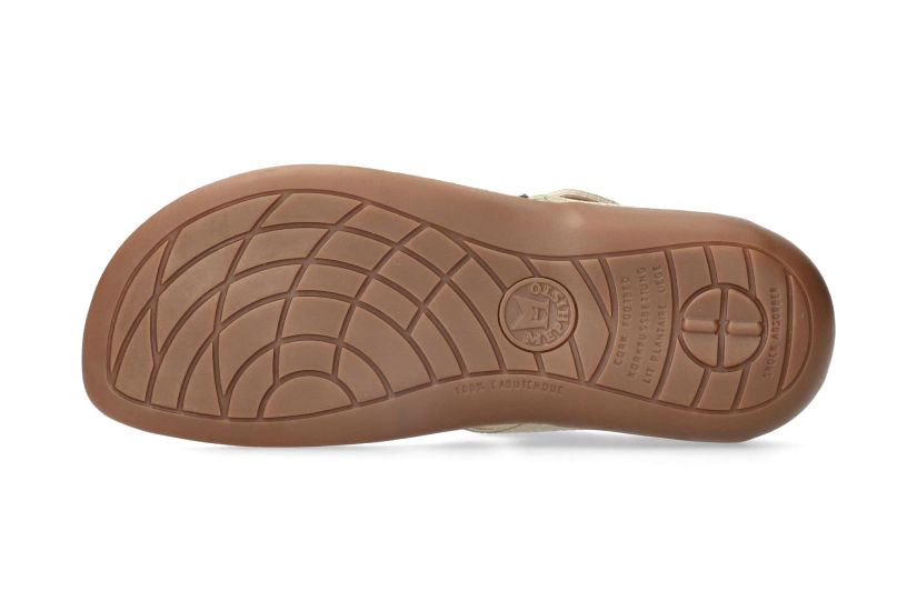 'Alinda' women's slide toe sandal - beige