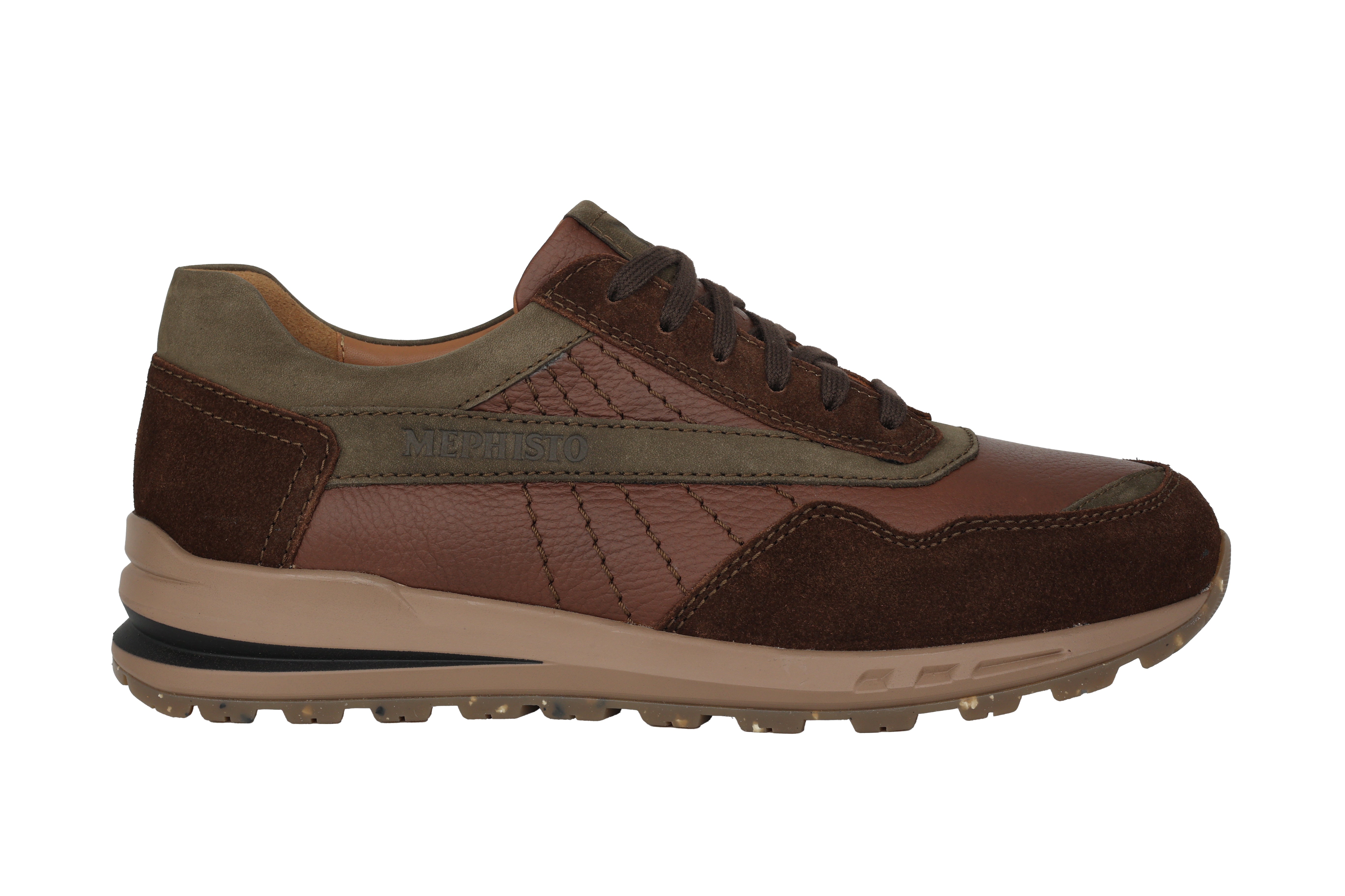 Ergonomische herensneaker 'Barth' - bruin