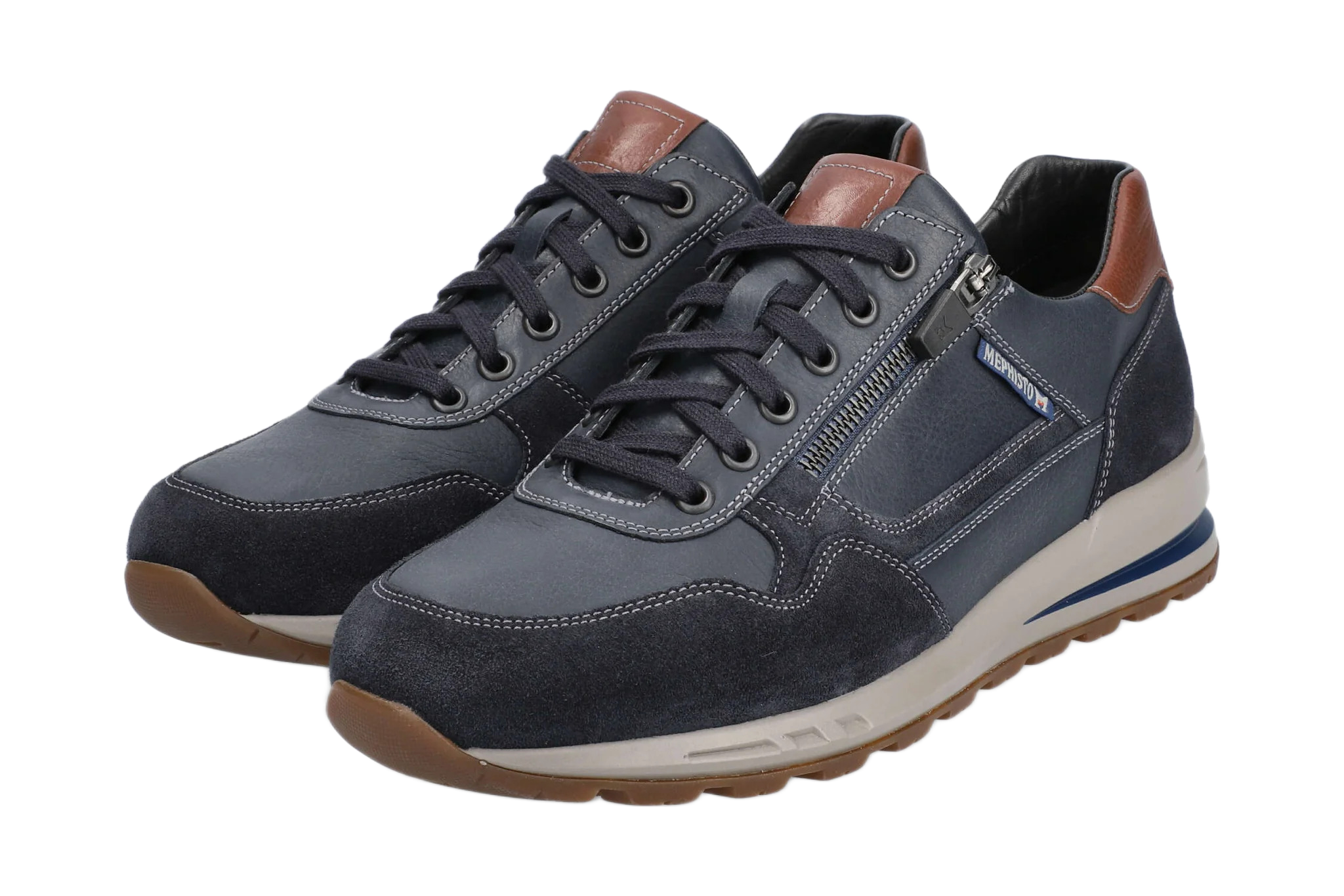 Zapatilla con cordones para hombre 'Bradley' - Azul
