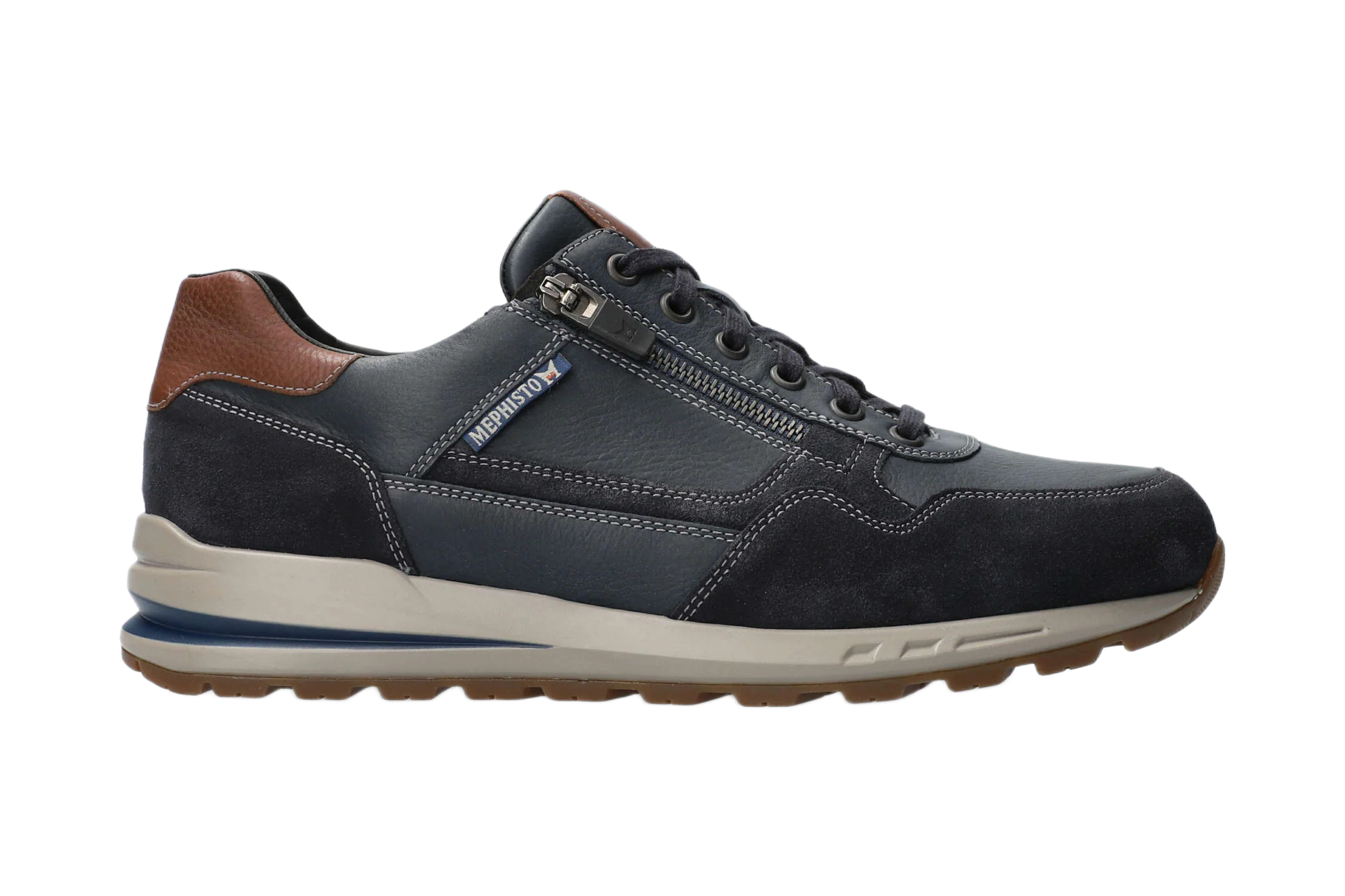 Zapatilla con cordones para hombre 'Bradley' - Azul