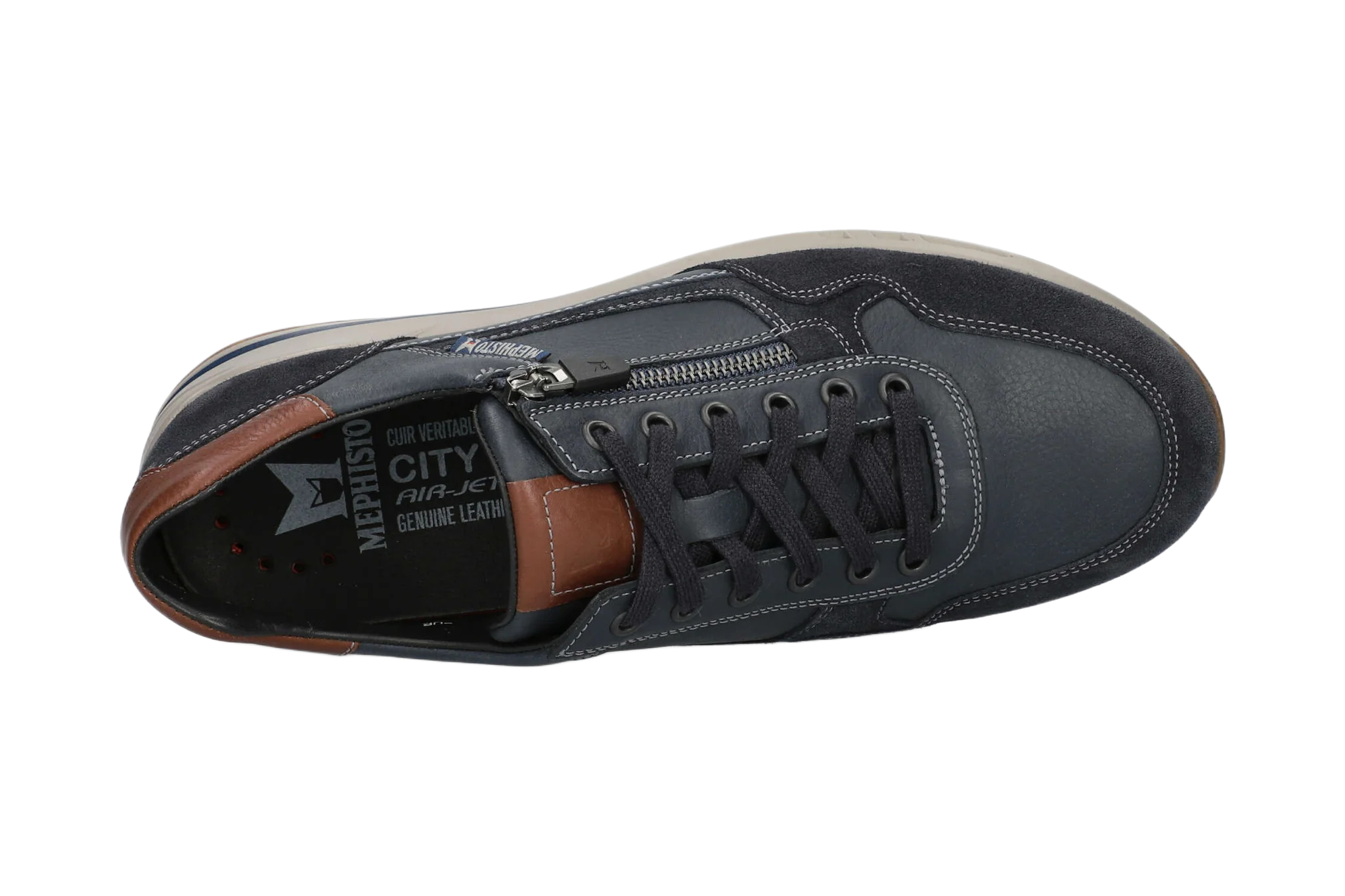 Zapatilla con cordones para hombre 'Bradley' - Azul