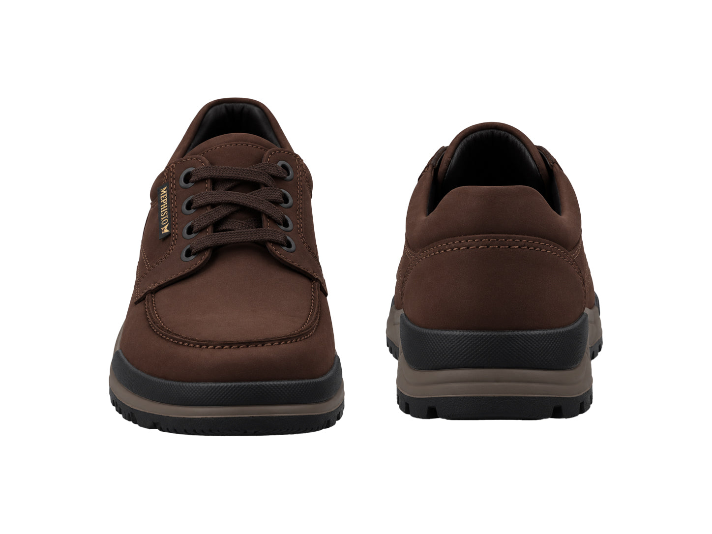 Sapato masculino com cadarço 'Charles' - marrom