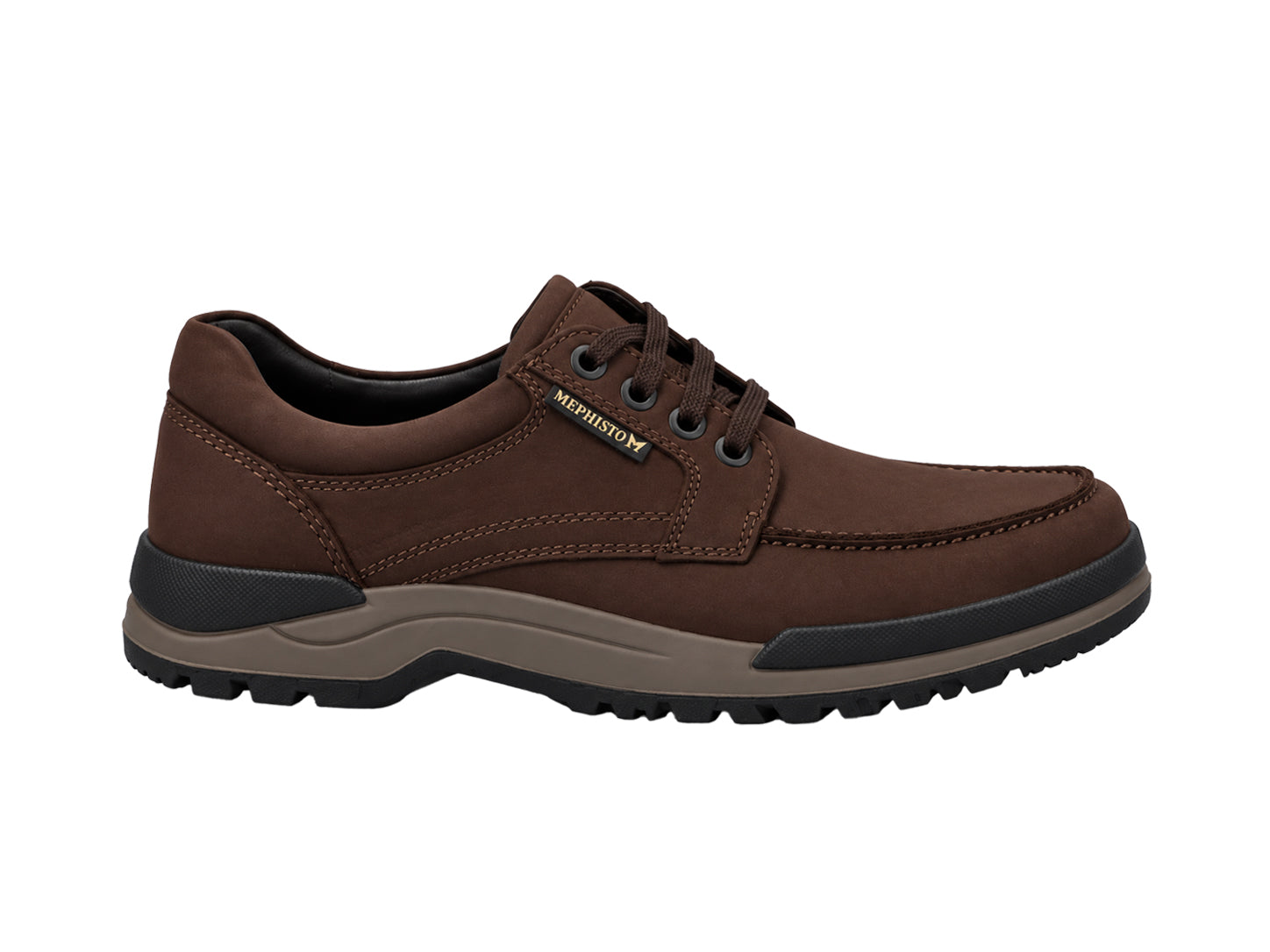 Sapato masculino com cadarço 'Charles' - marrom