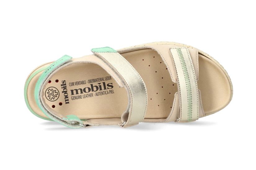 Ergonomische Damensandale „Elora“ mit weiter Passform (H) – Taupe