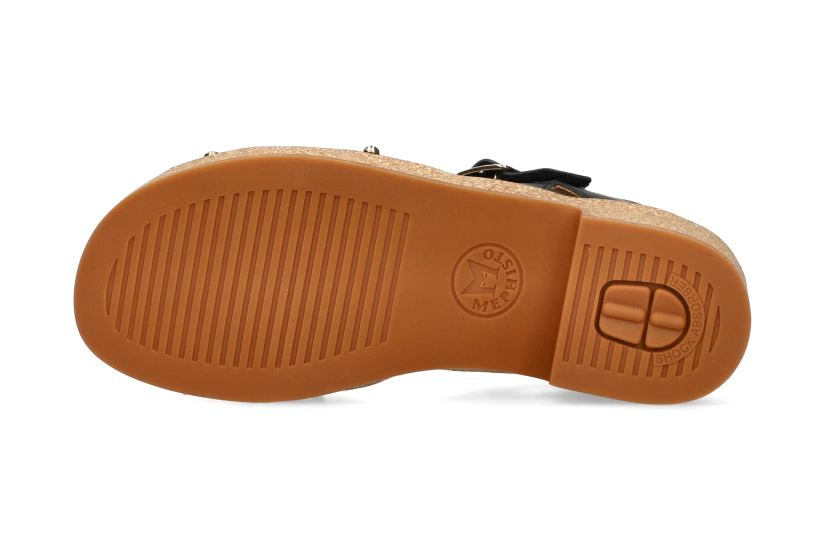 Damensandale 'Fedora' - Schwarz