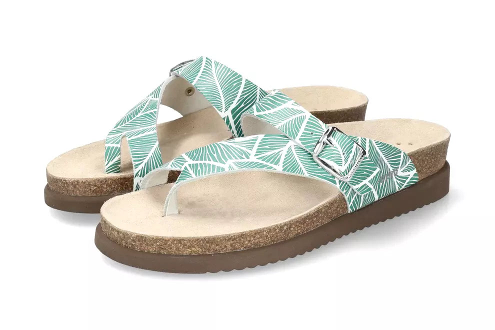 'Helen' women's toe sandal - green